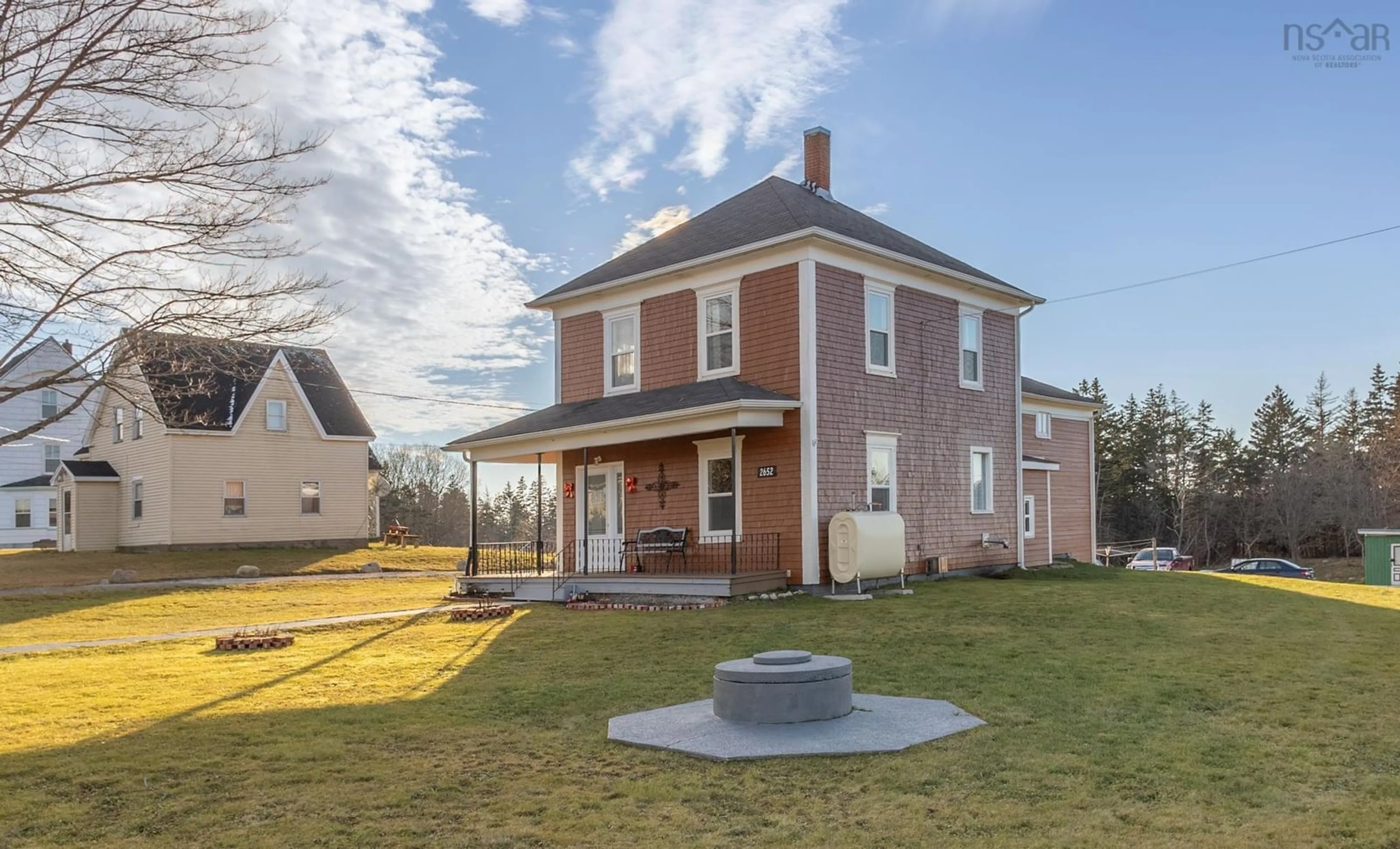 Home with brick exterior material, building for 2652 Highway 334, Wedgeport Nova Scotia B0W 3P0