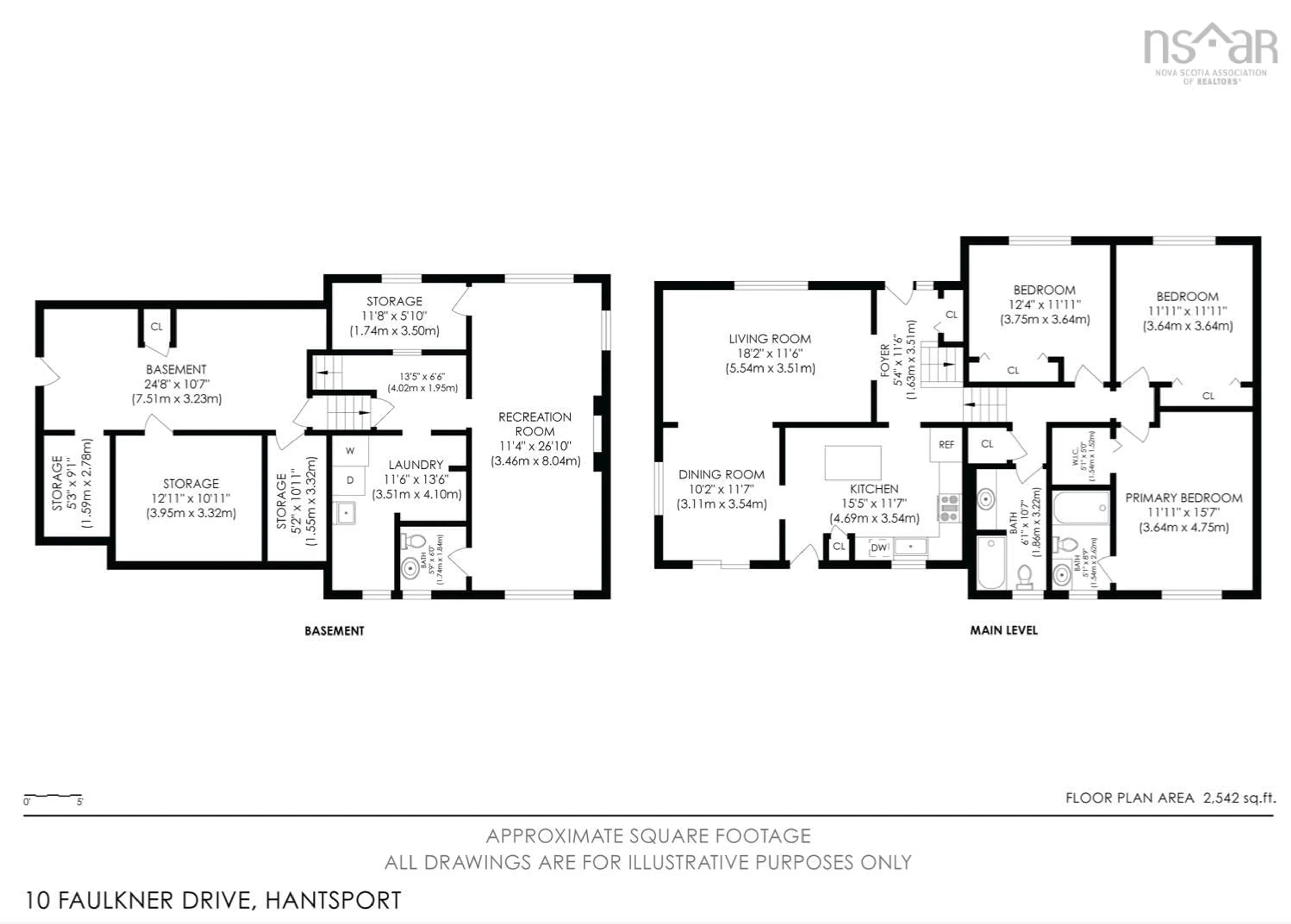 Floor plan for 10 Faulkner Dr, Hantsport Nova Scotia B0P 1P0