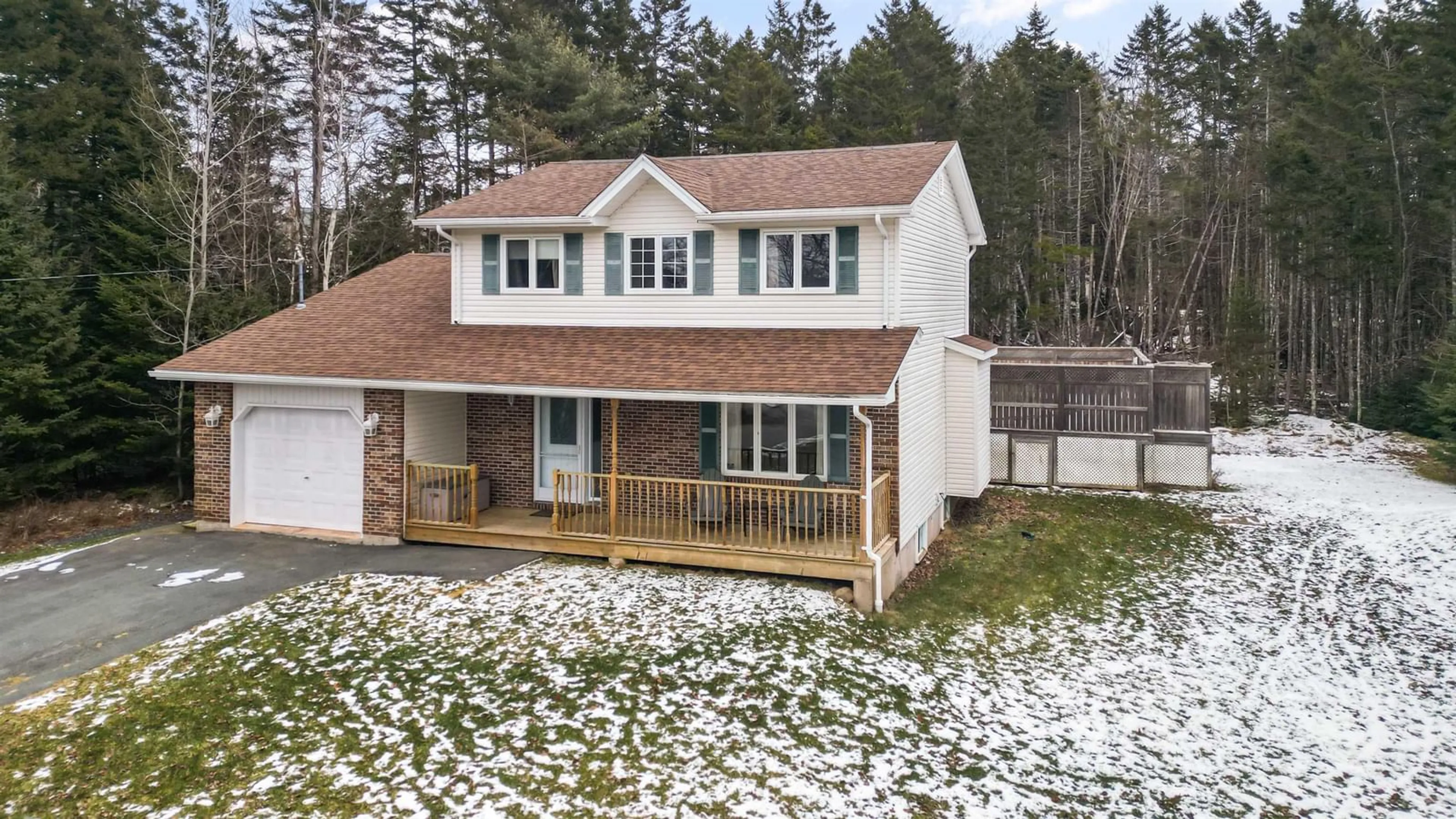 A pic from outside/outdoor area/front of a property/back of a property/a pic from drone, street for 226 Kingswood Dr, Kingswood Nova Scotia B4B 1L2