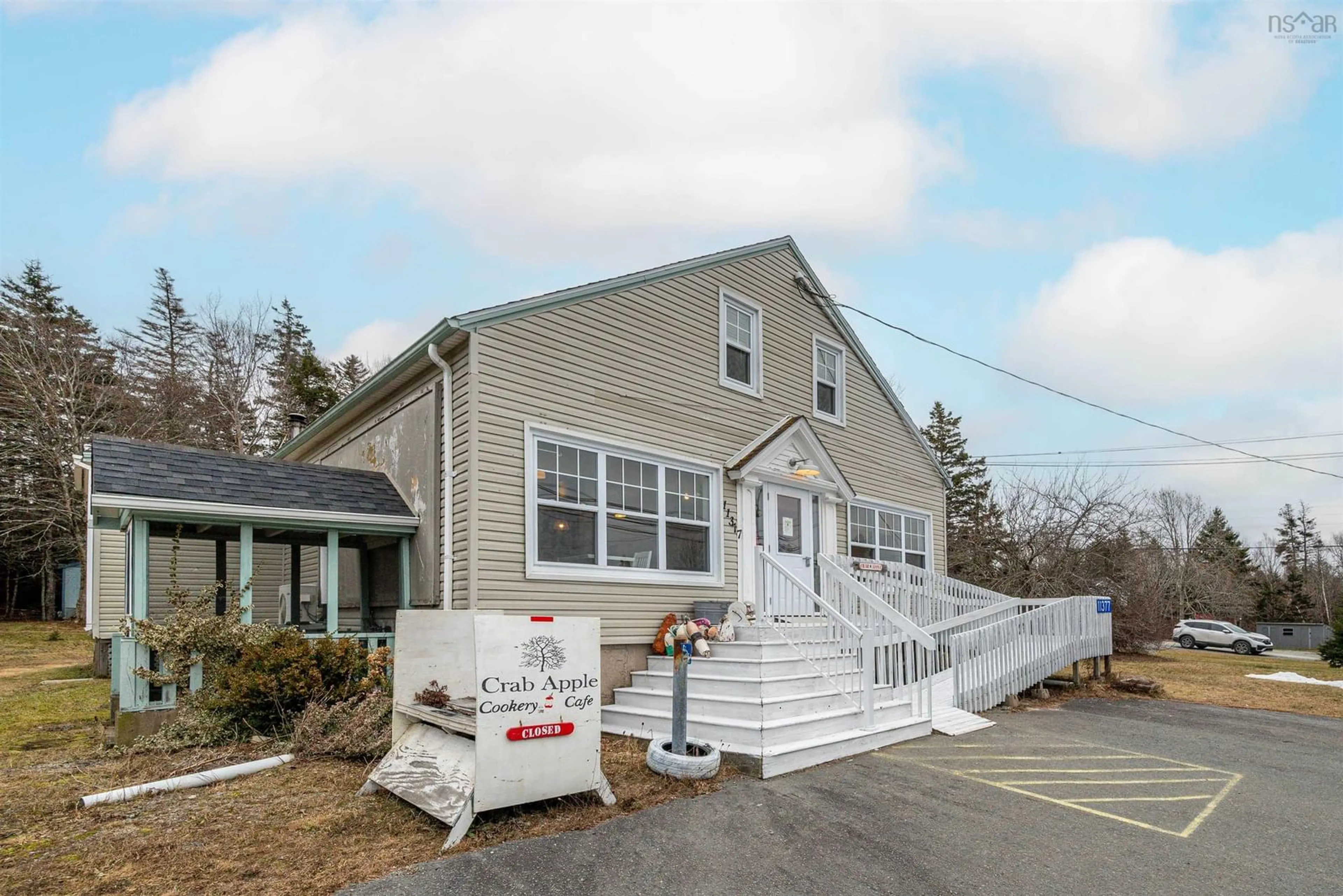 Home with vinyl exterior material, street for 11377 Peggys Cove Road, Seabright Nova Scotia B3Z 2Z3