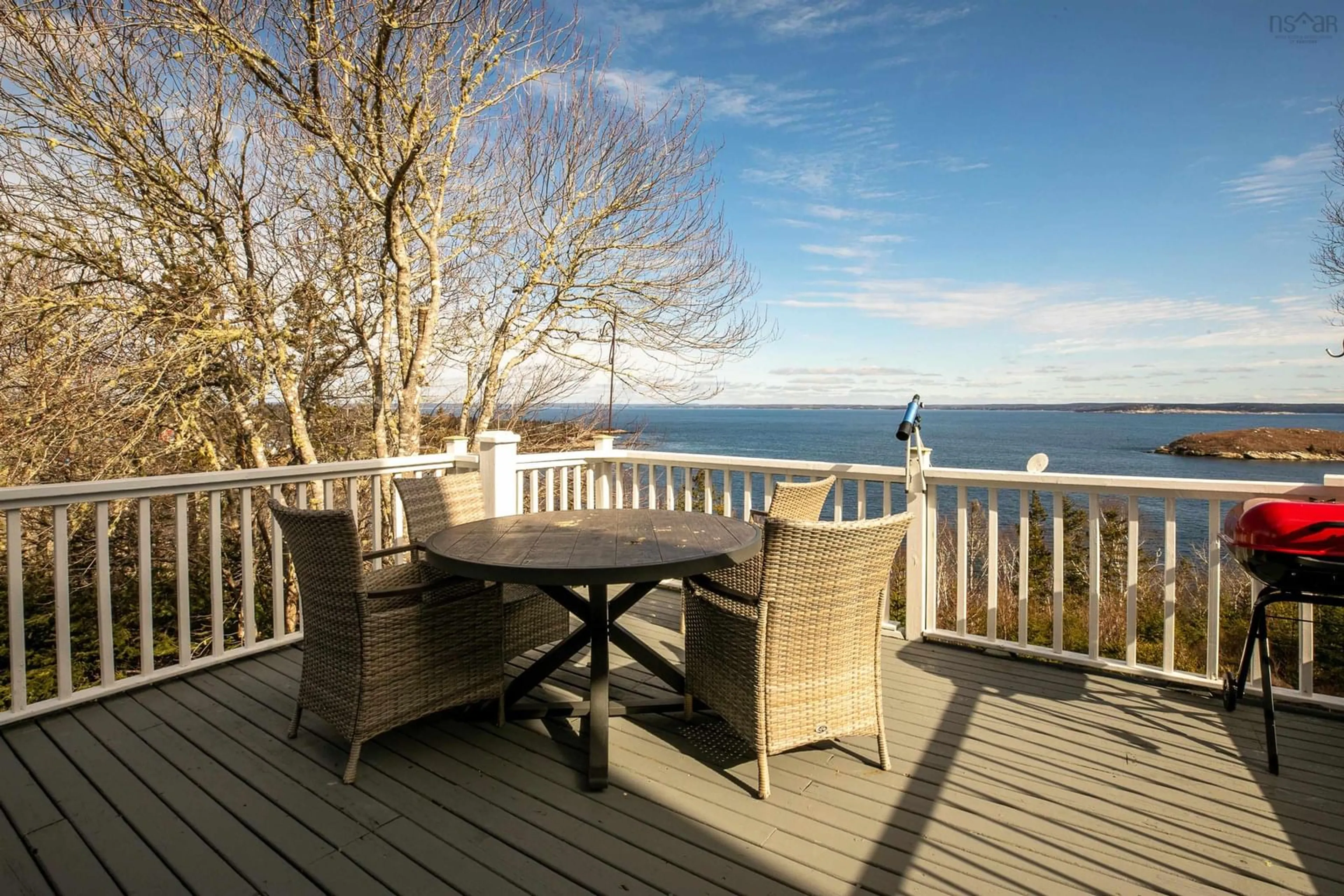 Patio, water/lake/river/ocean view for 45 Southwest Cove Rd, Northwest Cove Nova Scotia B0J 1T0