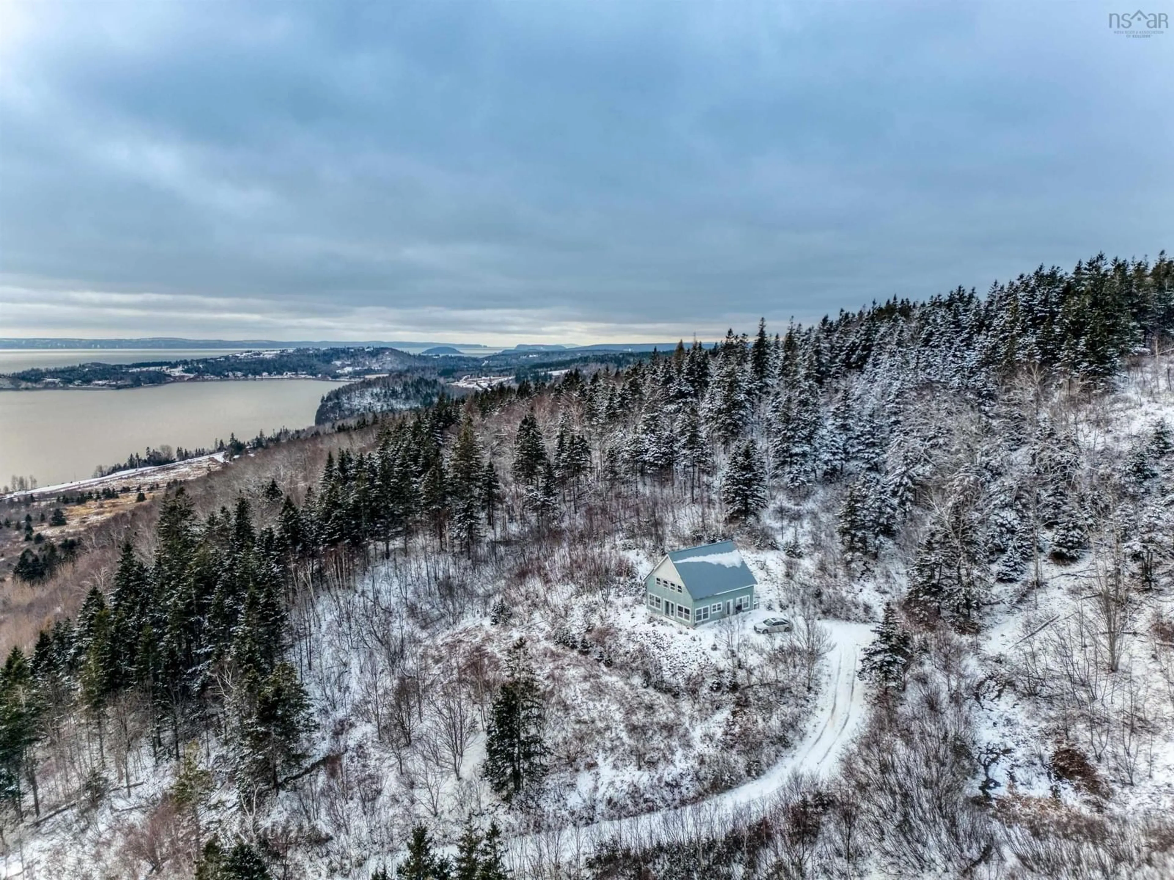 A pic from outside/outdoor area/front of a property/back of a property/a pic from drone, unknown for 2367 Two Islands Rd, Two Islands Nova Scotia B0M 1S0