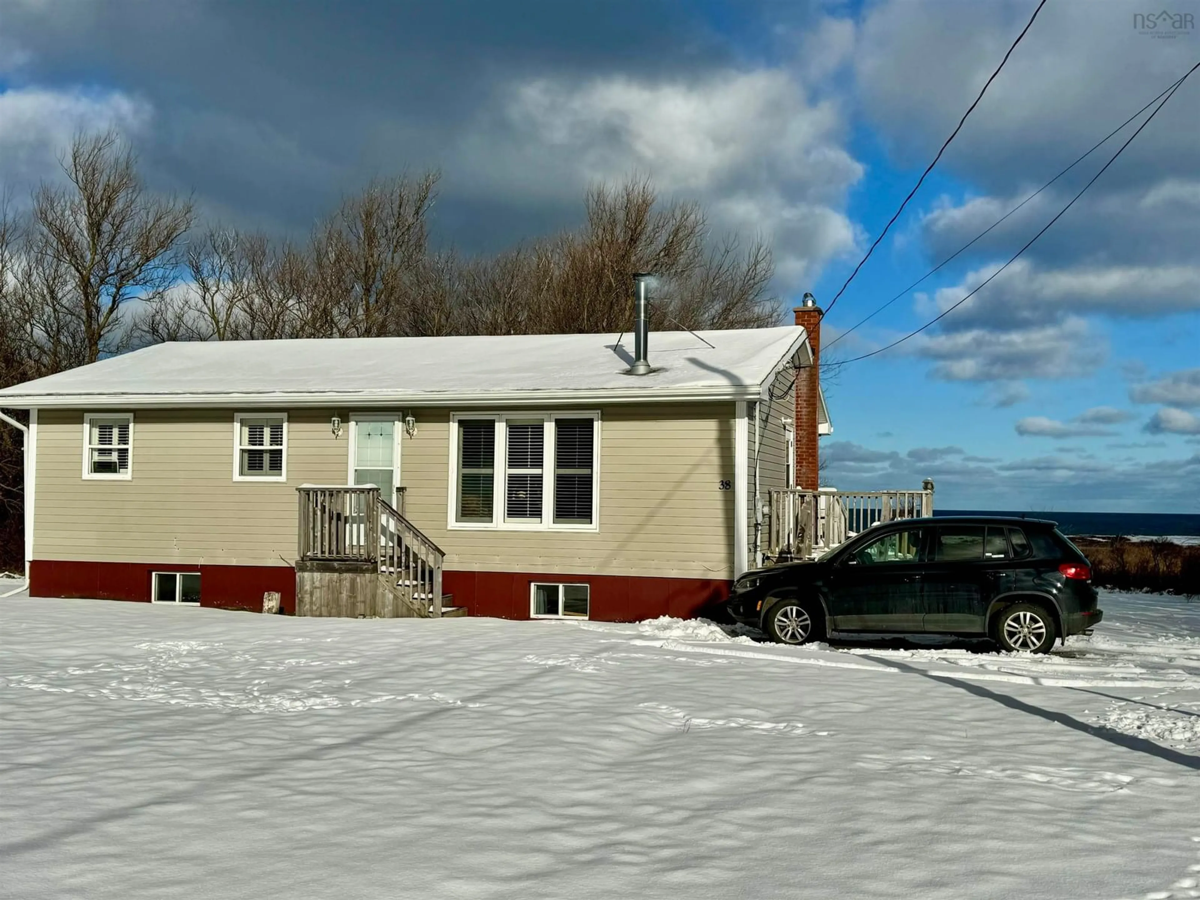 A pic from outside/outdoor area/front of a property/back of a property/a pic from drone, street for 38 North St, Dominion Nova Scotia B1G 1R2