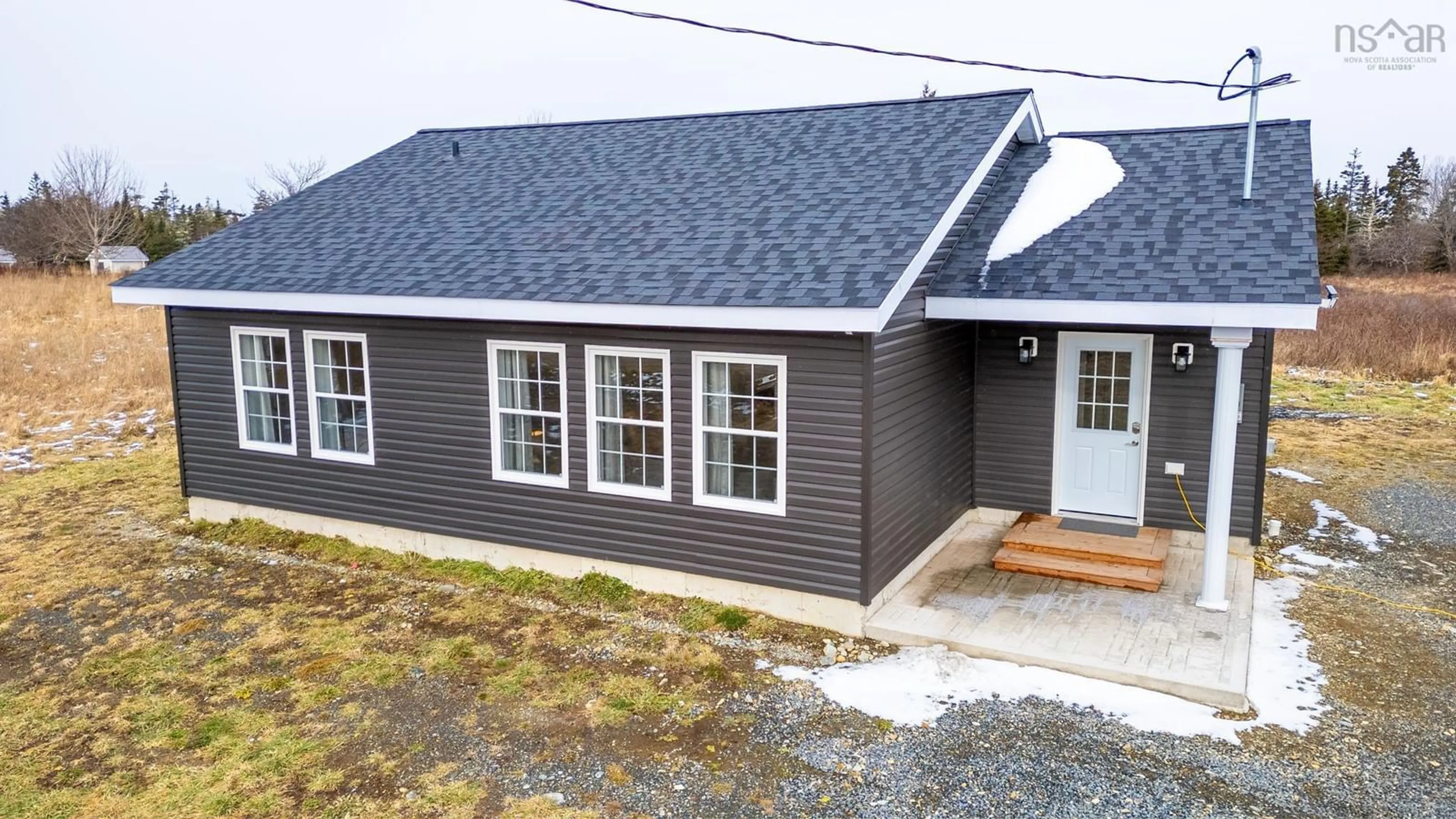 Home with vinyl exterior material, building for 28 Franks Rd, West Pubnico Nova Scotia B0W 3S0