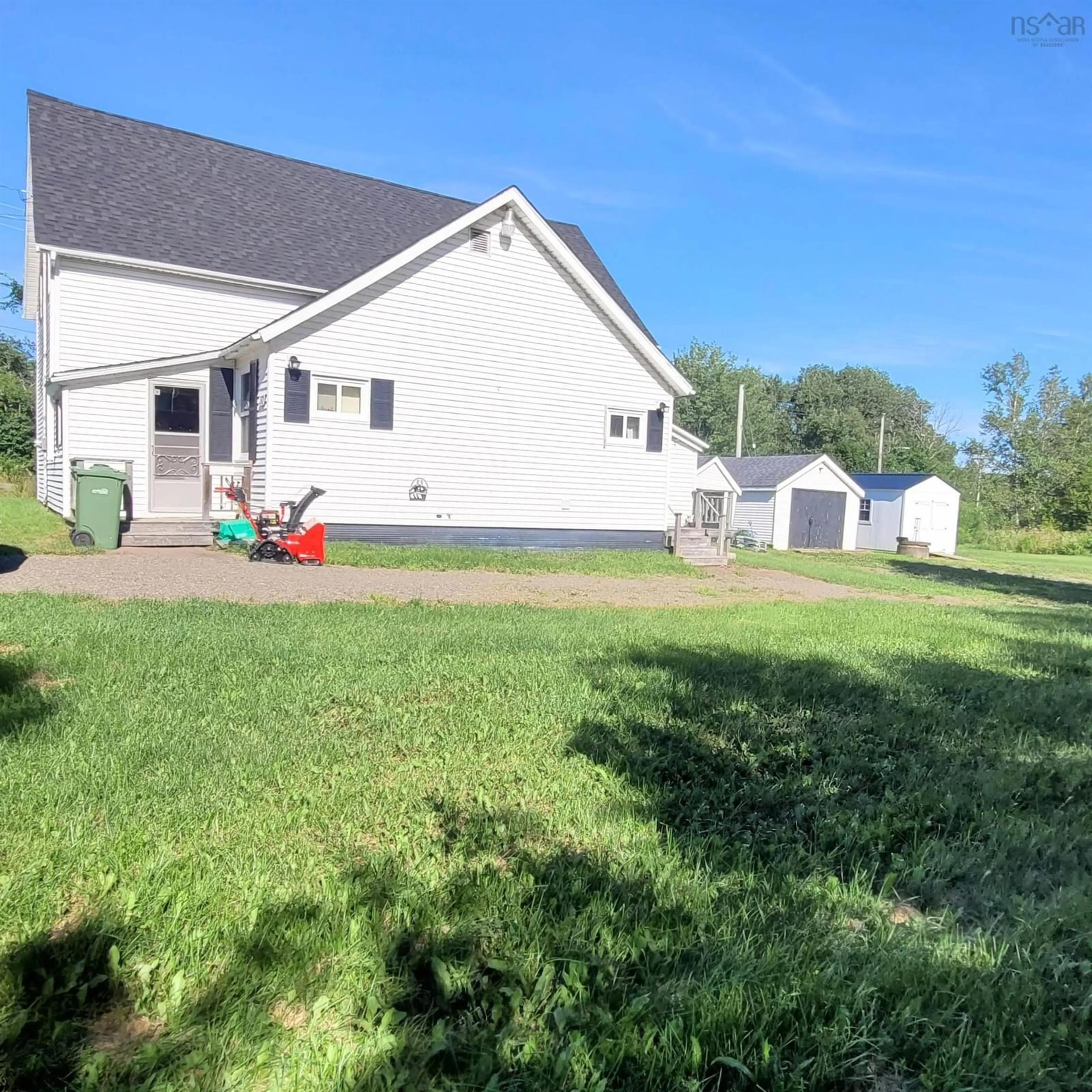 A pic from outside/outdoor area/front of a property/back of a property/a pic from drone, water/lake/river/ocean view for 30 Mines Branch Rd, Maccan Nova Scotia B0L 1B0