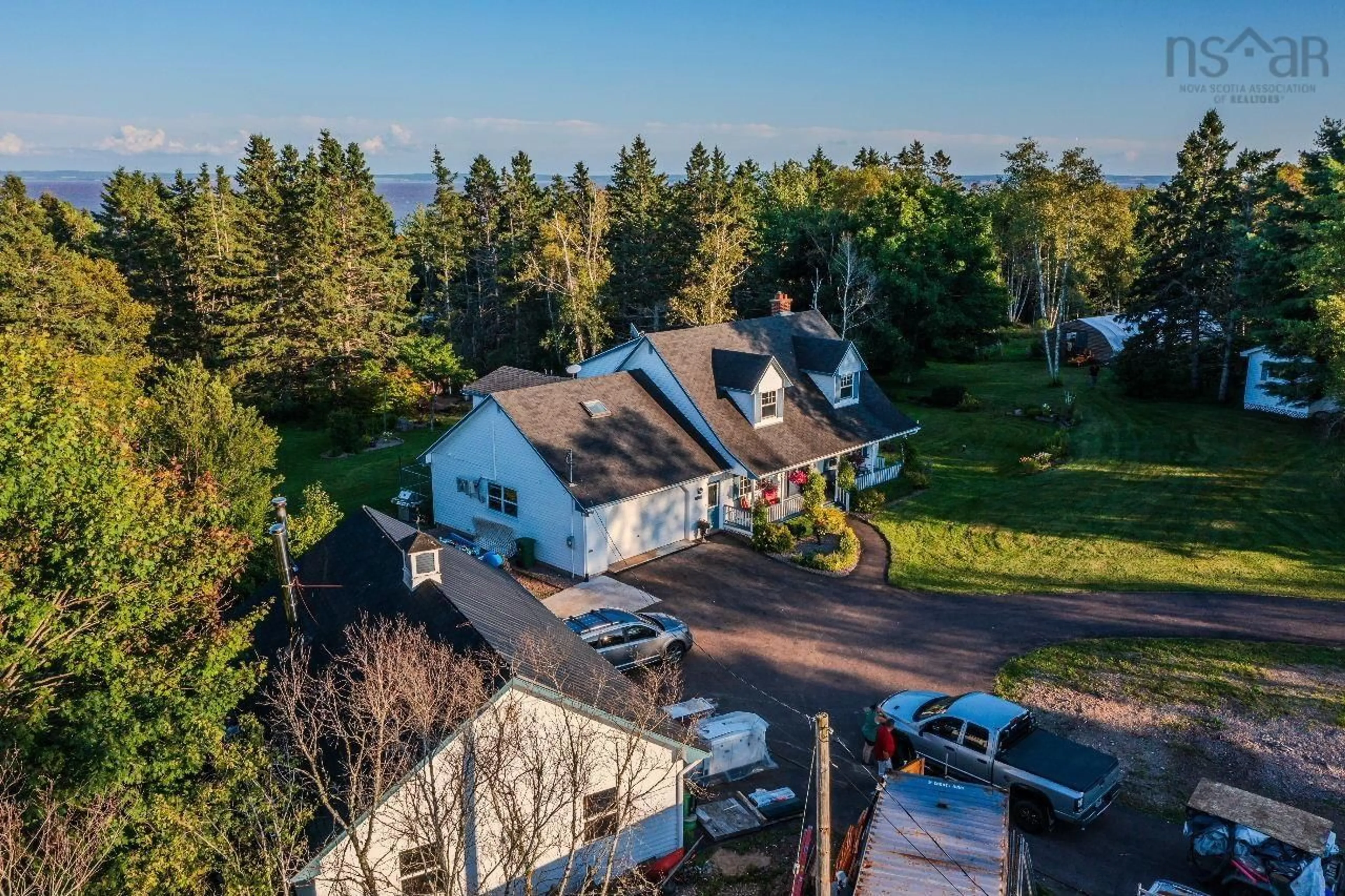 A pic from outside/outdoor area/front of a property/back of a property/a pic from drone, unknown for 5004 Hwy 2 Hwy, Little Bass River Nova Scotia B0M 1B0