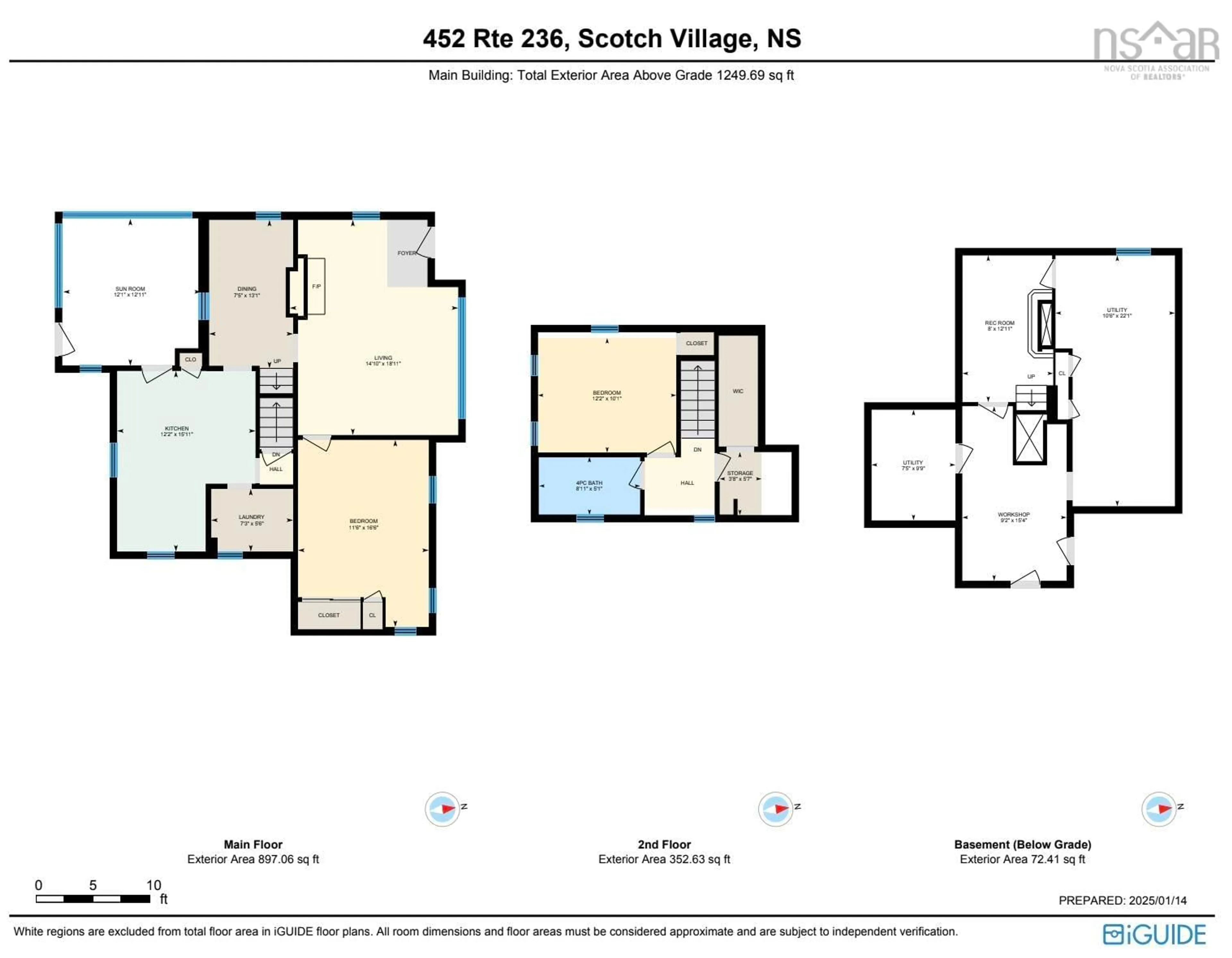 Floor plan for 452 Highway 236, Stanley Nova Scotia B0N 2H0