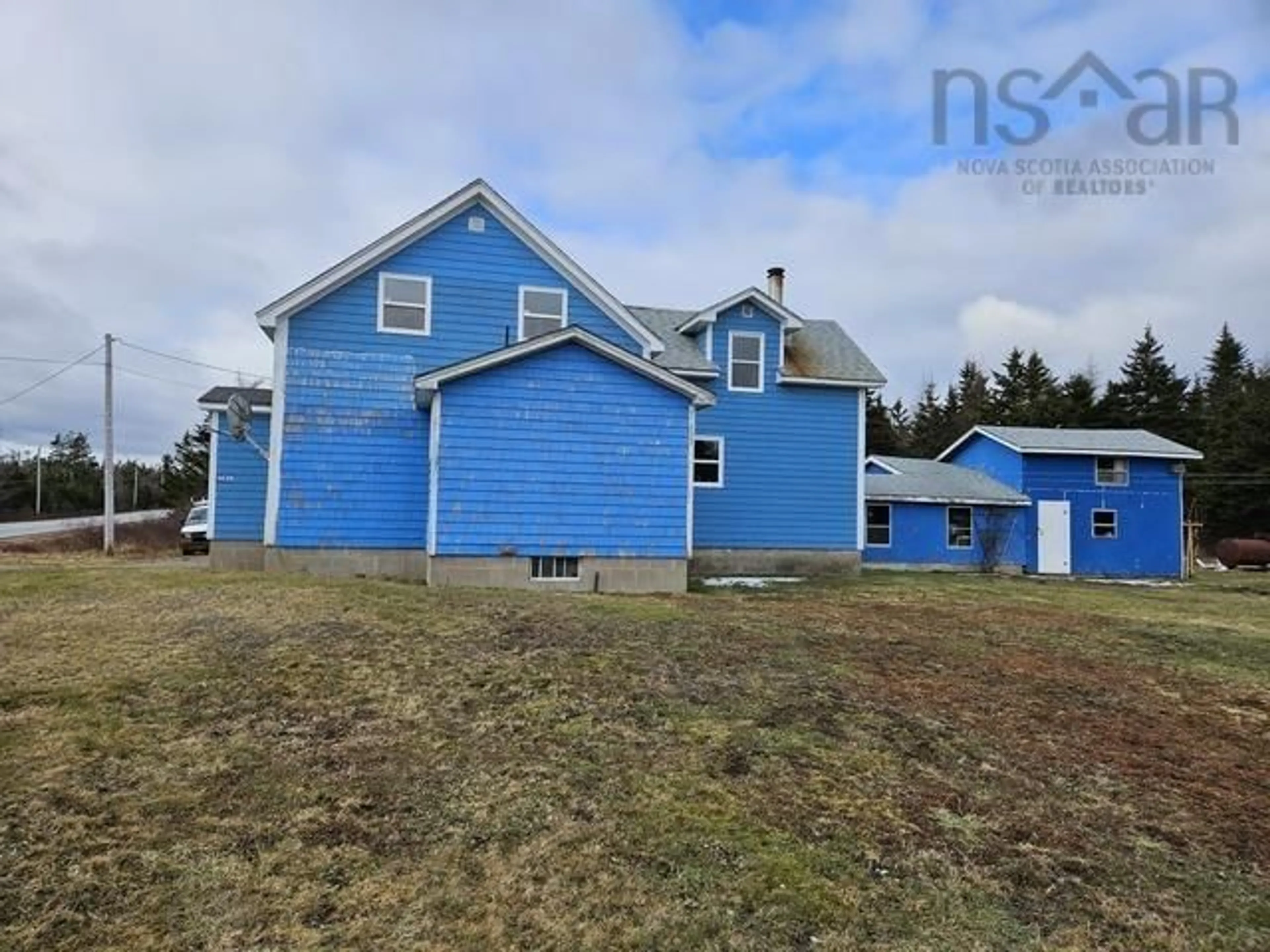 A pic from outside/outdoor area/front of a property/back of a property/a pic from drone, building for 1439 Villagedale Rd, Villagedale Nova Scotia B0W 1E0