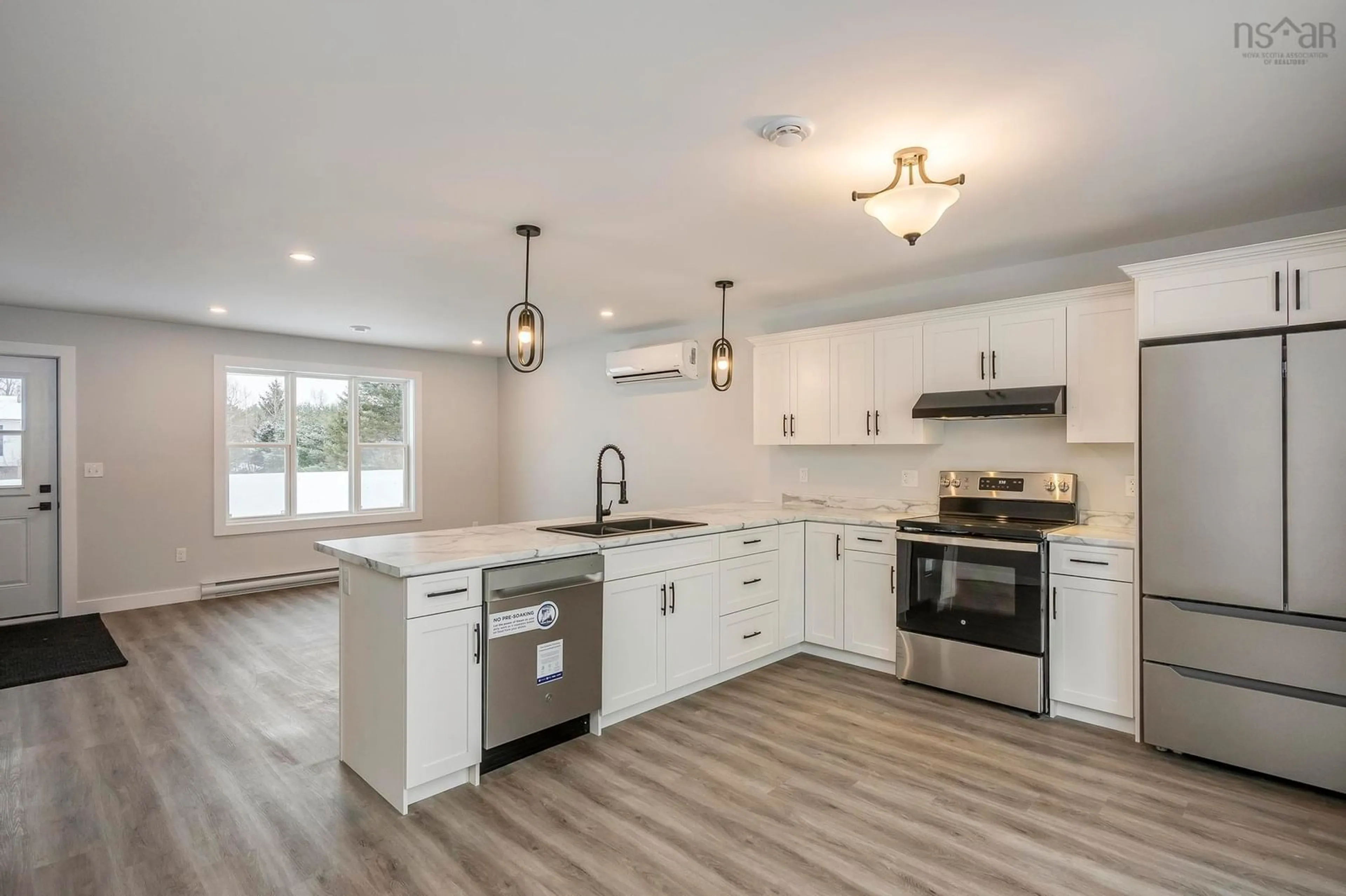 Open concept kitchen, unknown for 45 Vendora Dr, Nictaux Nova Scotia B0S 1P0