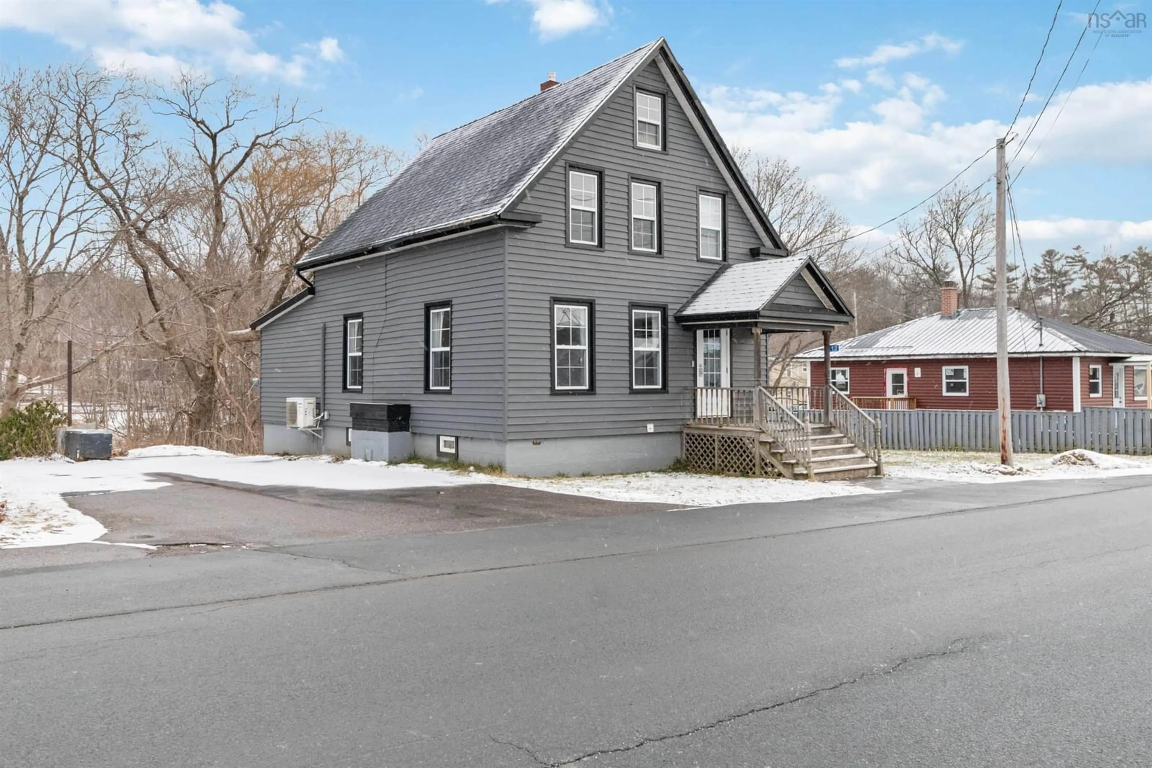 Home with vinyl exterior material, street for 12 Varner Rd, New Germany Nova Scotia B0R 1E0