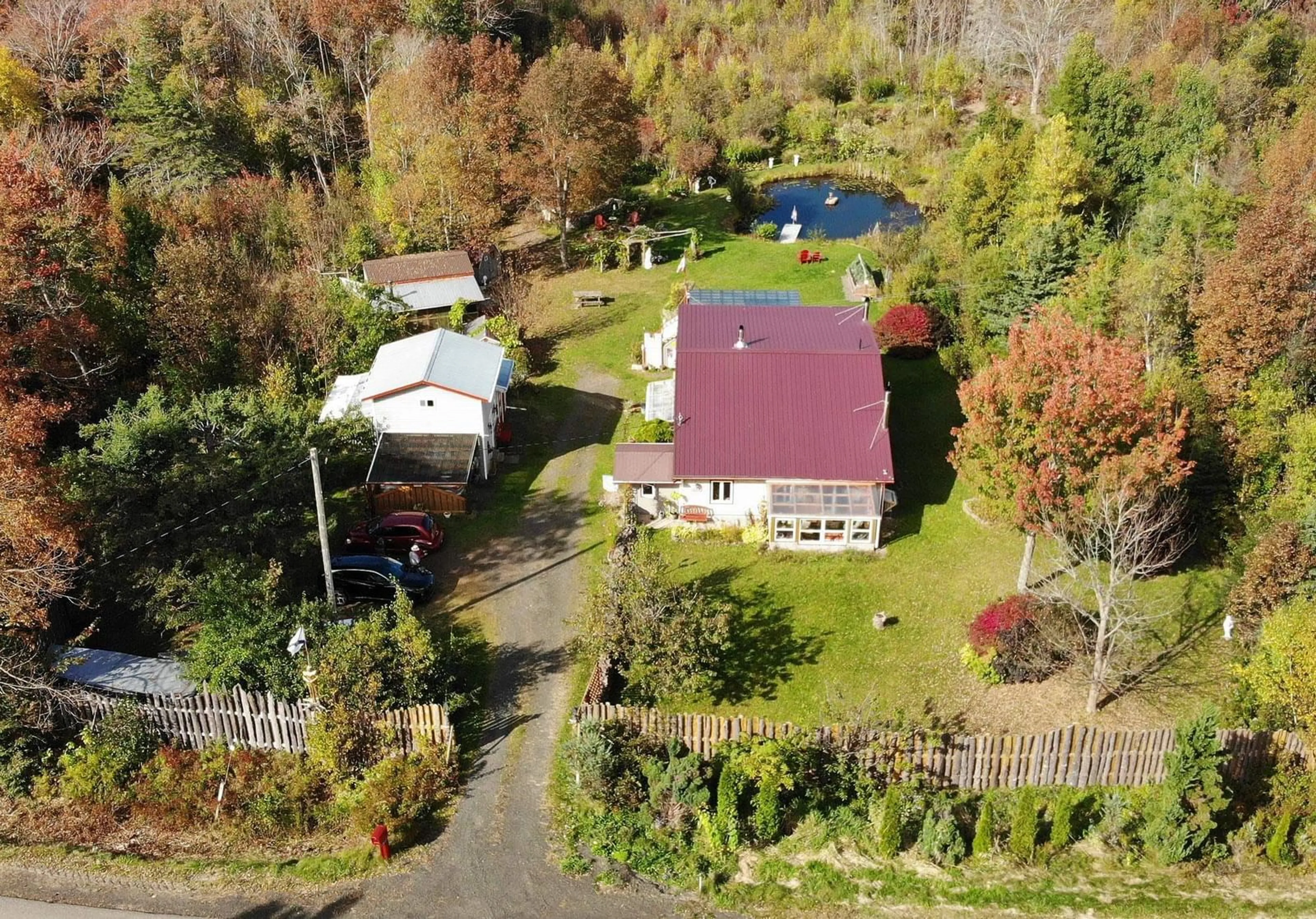 A pic from outside/outdoor area/front of a property/back of a property/a pic from drone, unknown for 7617 Shore Rd, Hampton Nova Scotia B0S 1L0