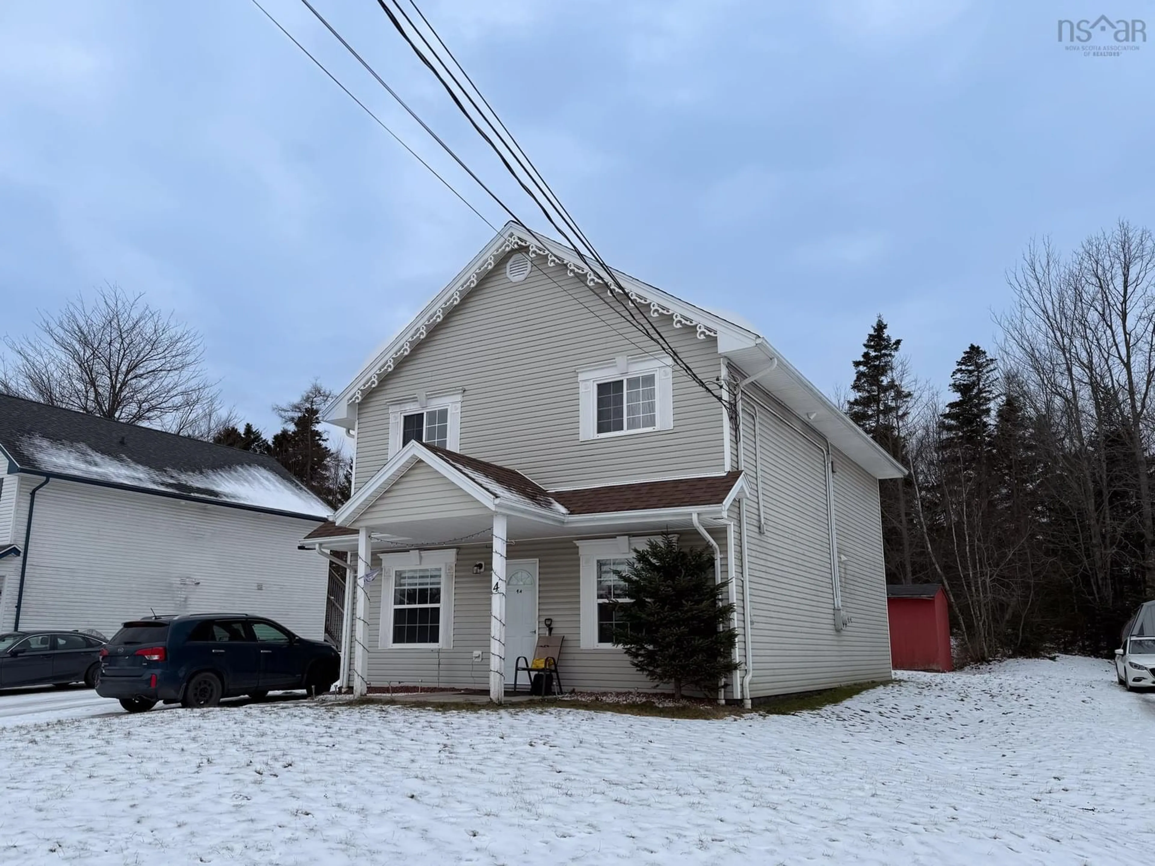 A pic from outside/outdoor area/front of a property/back of a property/a pic from drone, street for 4 Alana Dr #A & B, Truro Nova Scotia B2N 6P7