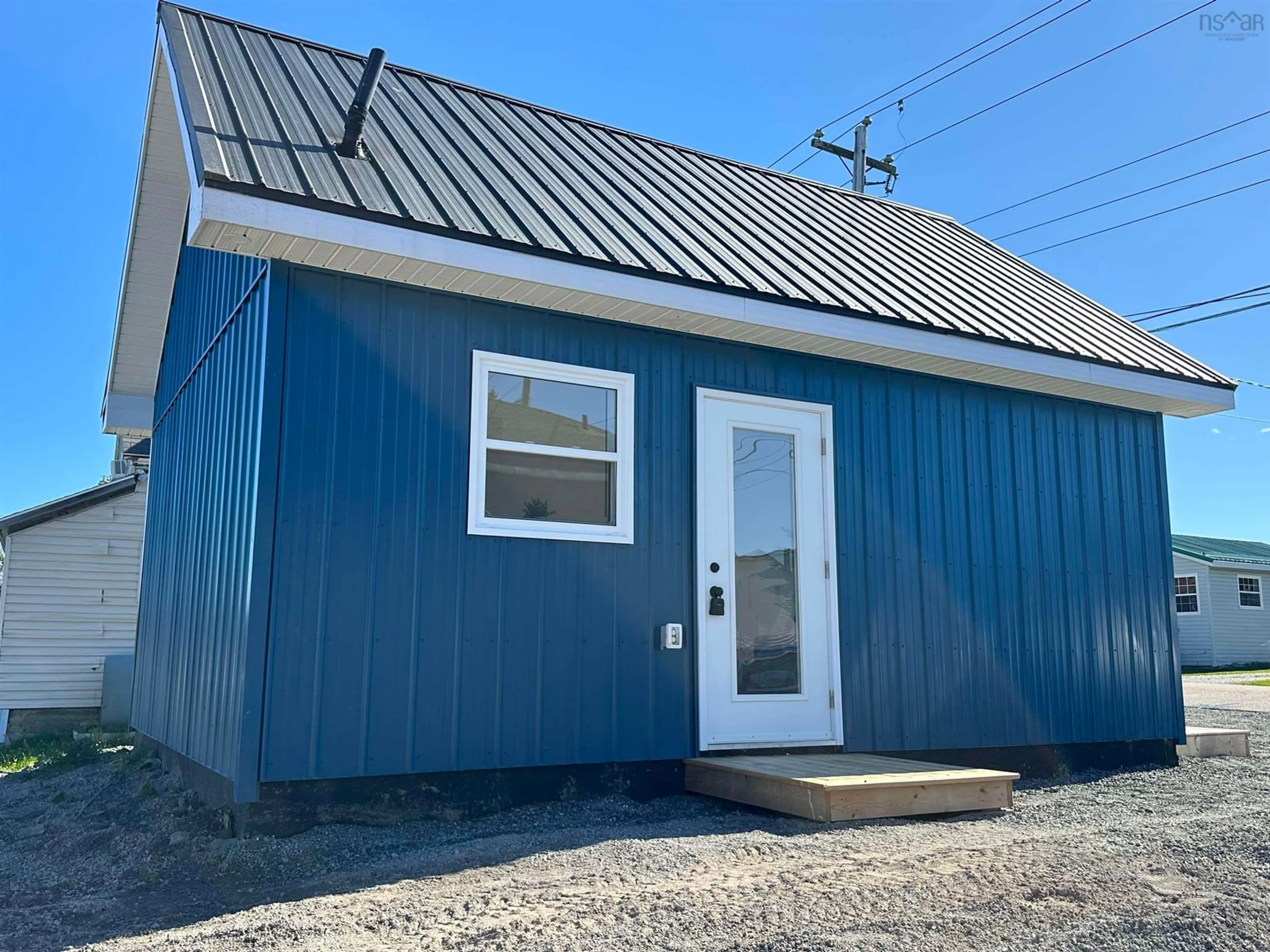 Home with vinyl exterior material, street for 46 Queen St, Scotchtown Nova Scotia B1H 1G2