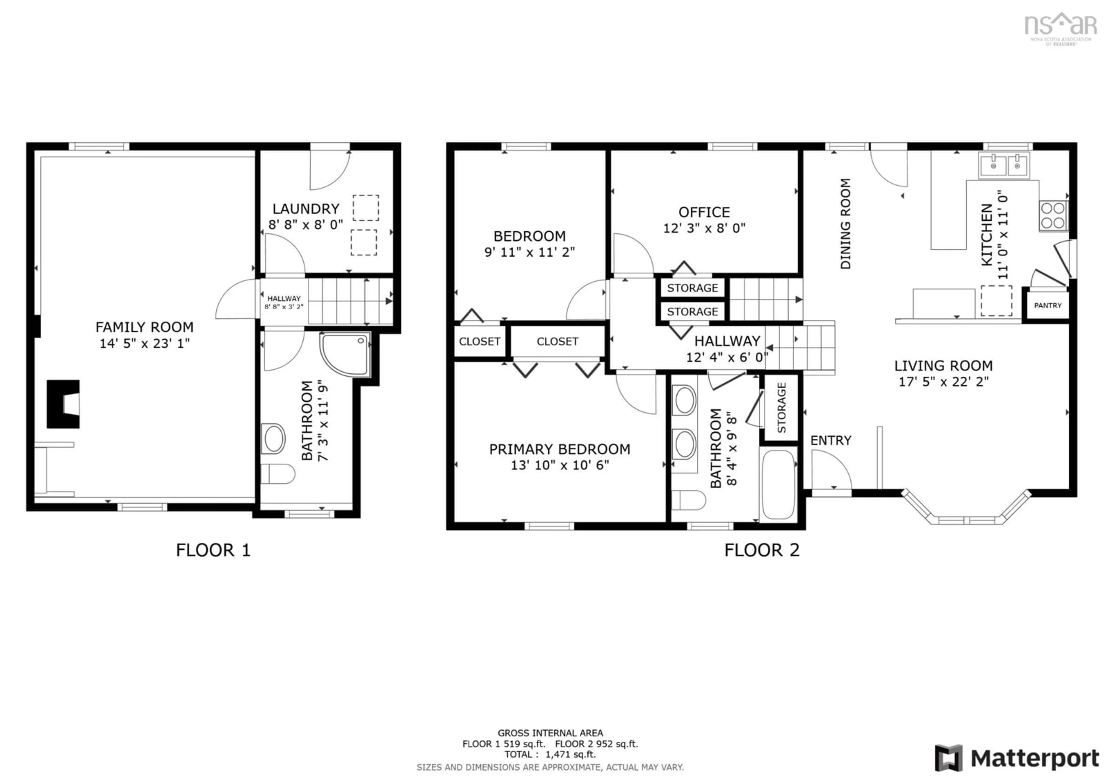 Floor plan for 7 Vaughne Crt, Yarmouth Nova Scotia B5A 4R9