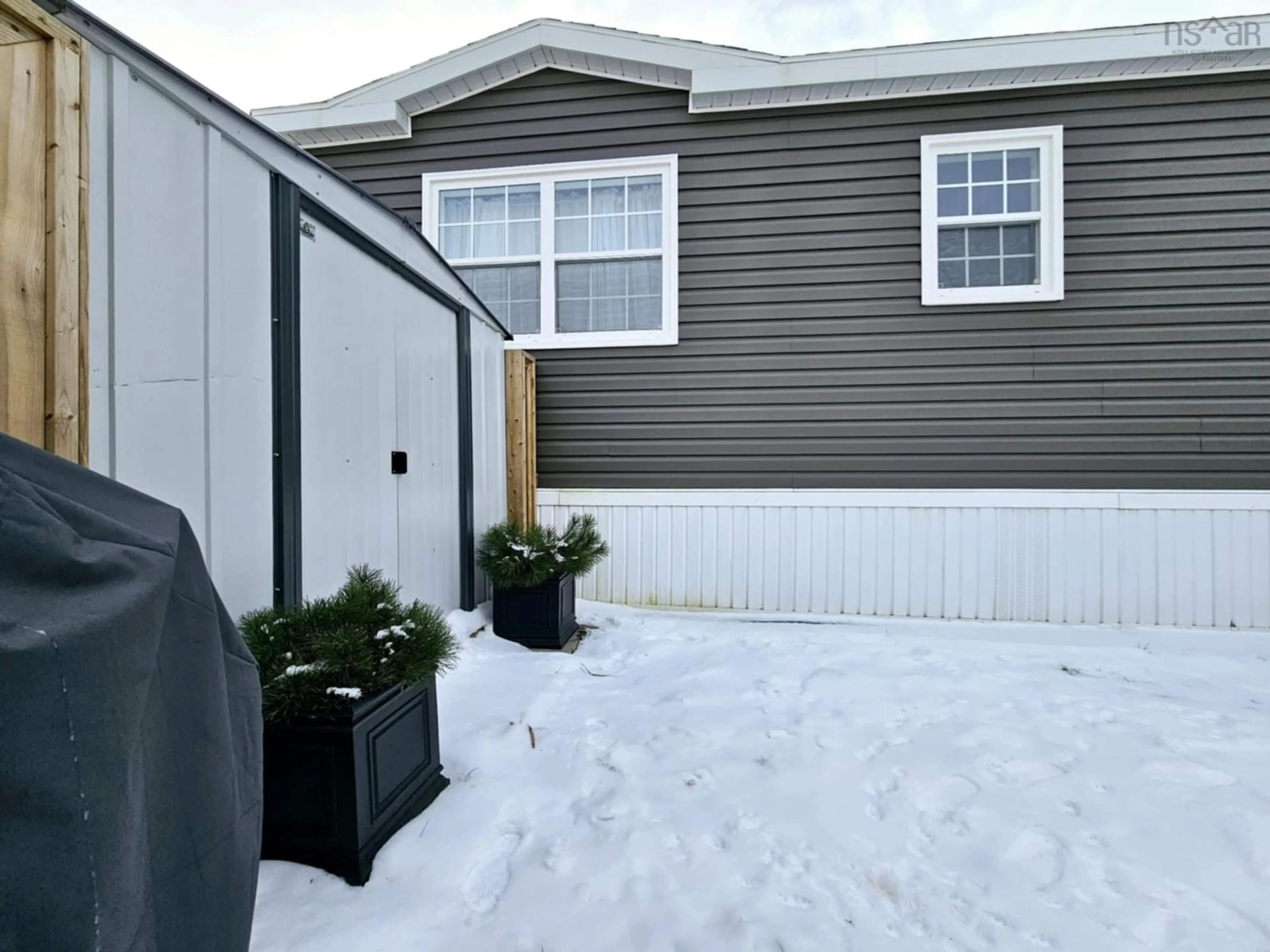 Home with vinyl exterior material, street for 50 Butler Dr, Bible Hill Nova Scotia B2N 5N1