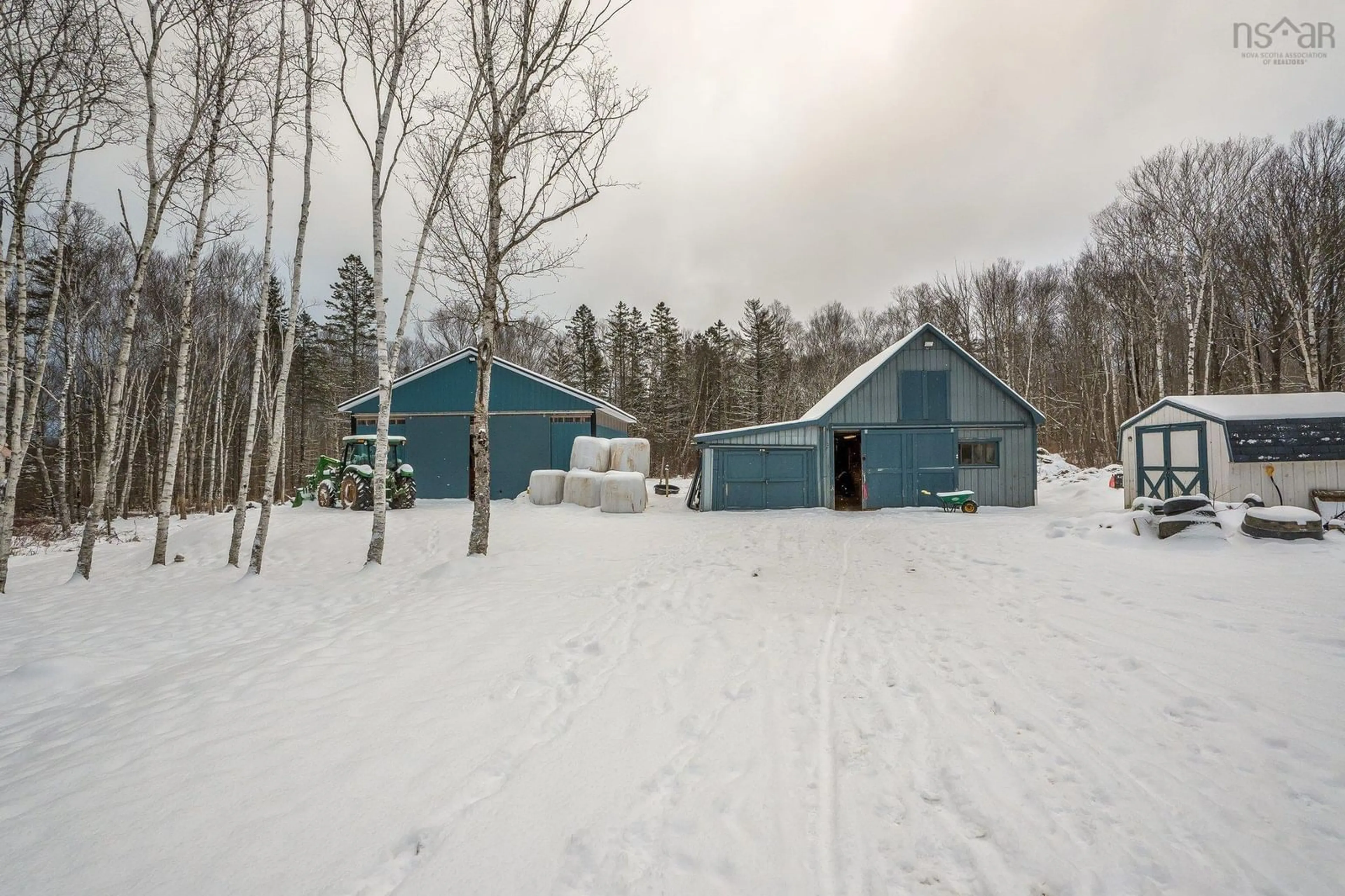 A pic from outside/outdoor area/front of a property/back of a property/a pic from drone, unknown for 1714 Highway 360, Garland Nova Scotia B0P 1E0