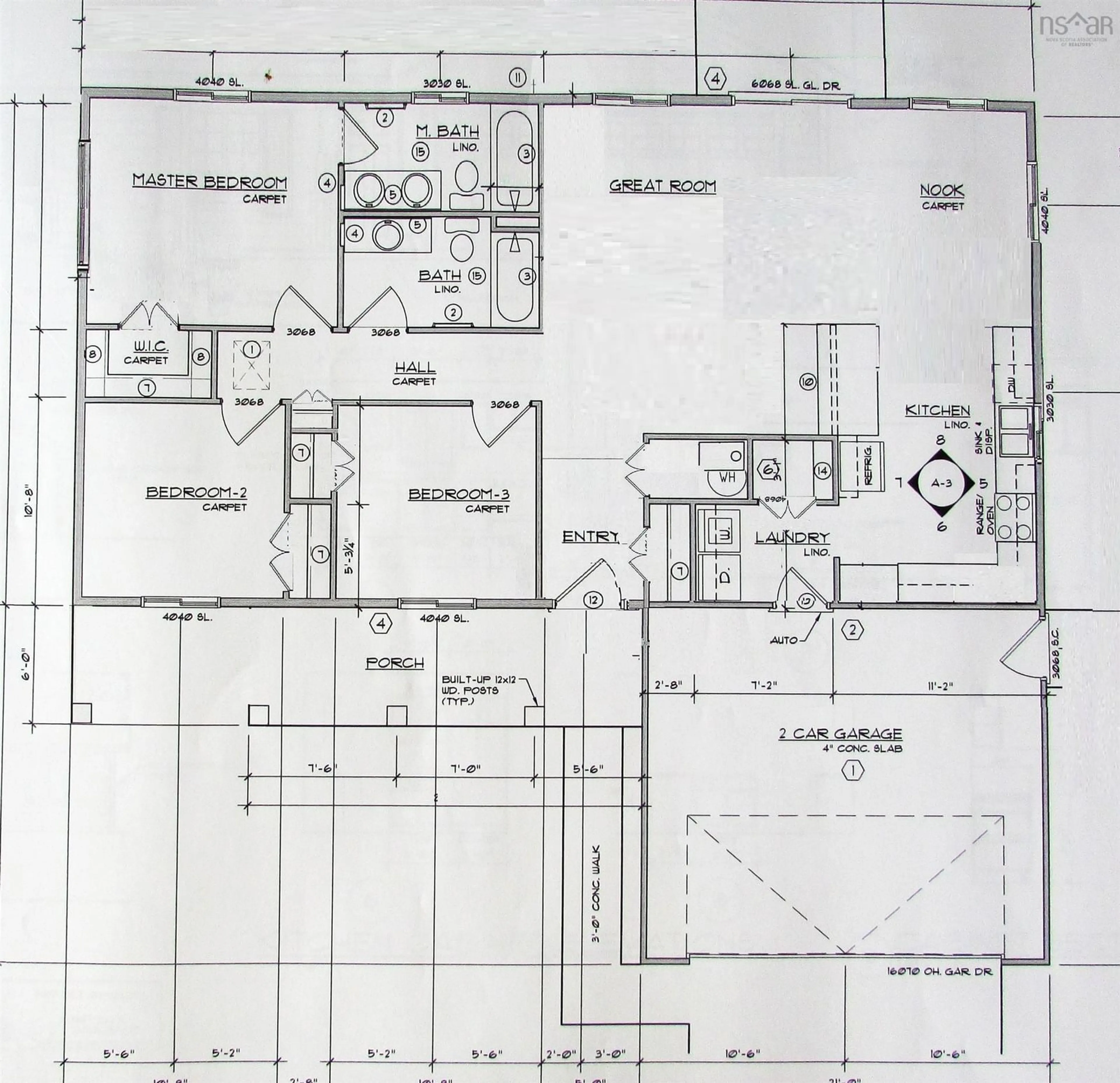 Floor plan for Main St #Lot 2022, Middleton Nova Scotia B0S 1P0