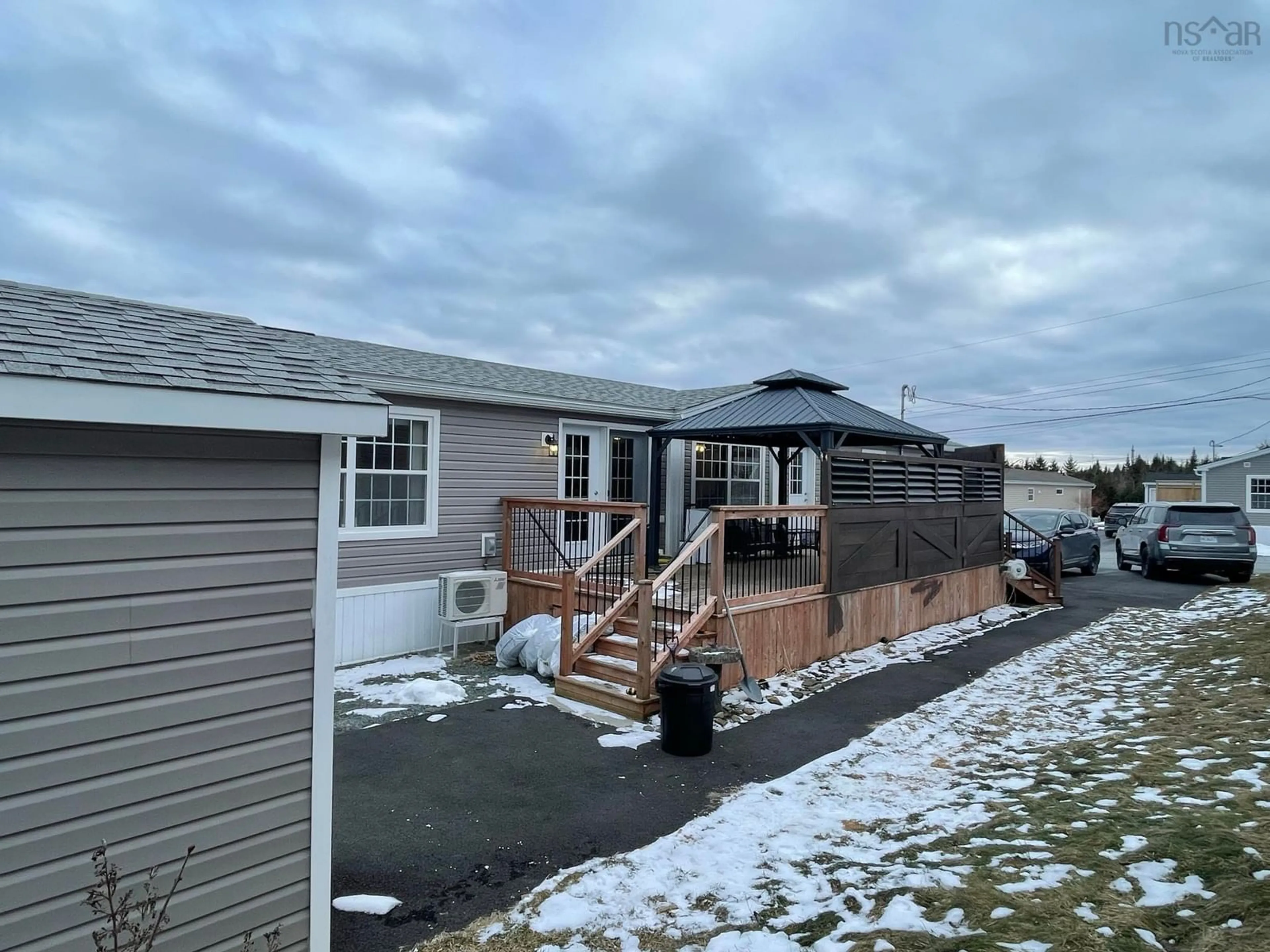 A pic from outside/outdoor area/front of a property/back of a property/a pic from drone, unknown for 32 Eleventh St, Lucasville Nova Scotia B4B 0S3