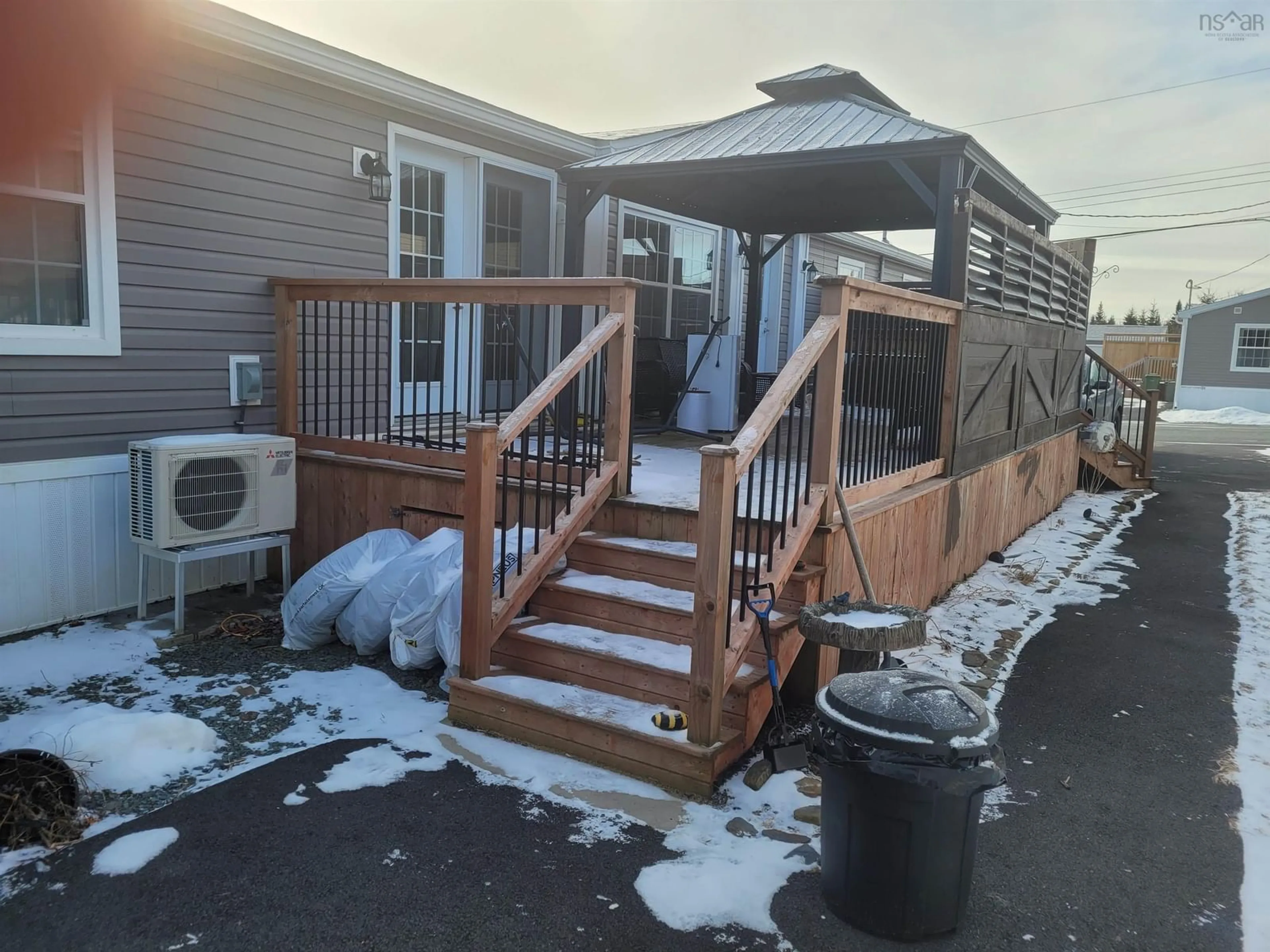 Patio, mountain view for 32 Eleventh St, Lucasville Nova Scotia B4B 0S3