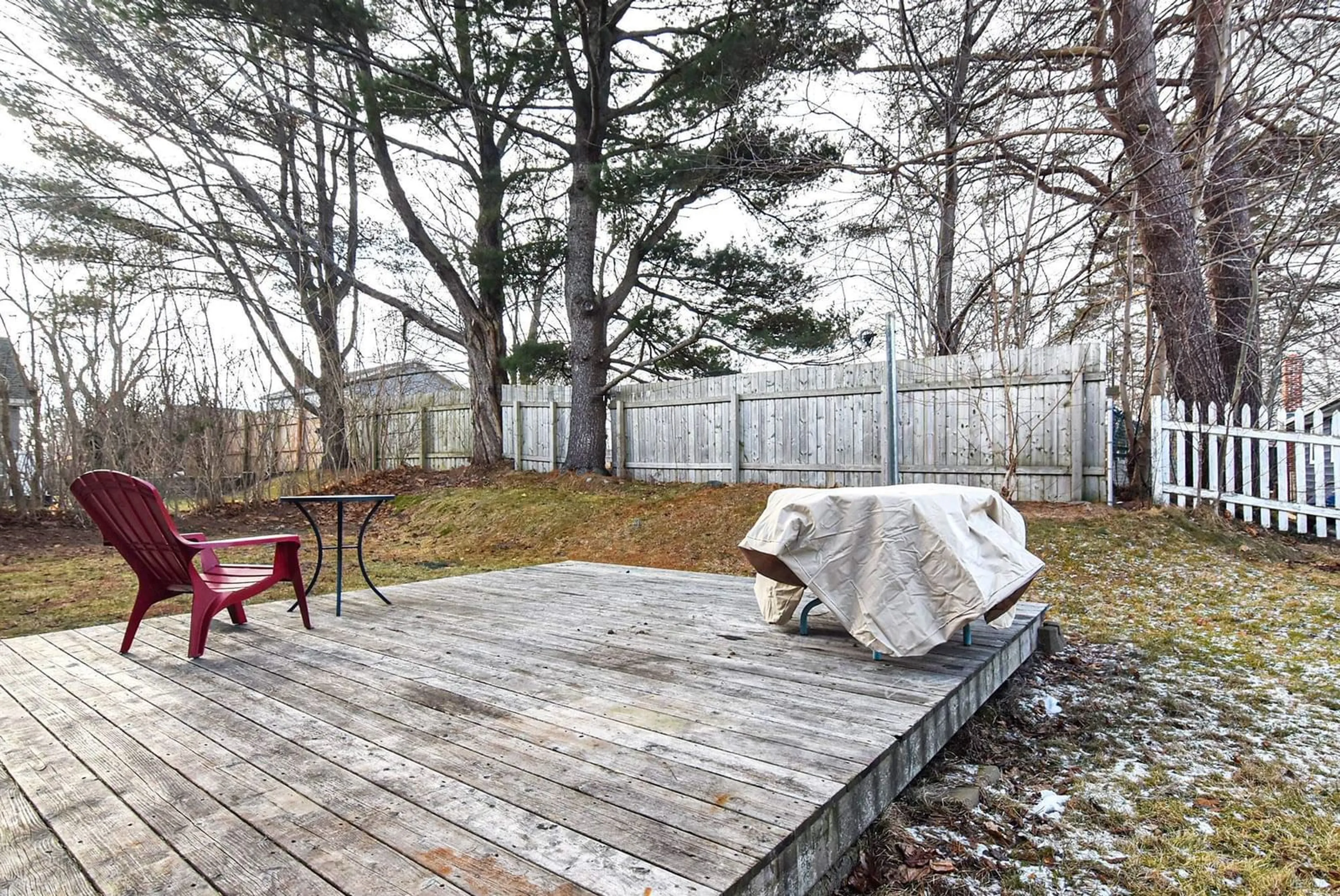 Patio, forest/trees view for 7 & 9 George Street, Bedford Nova Scotia B4A 2N9