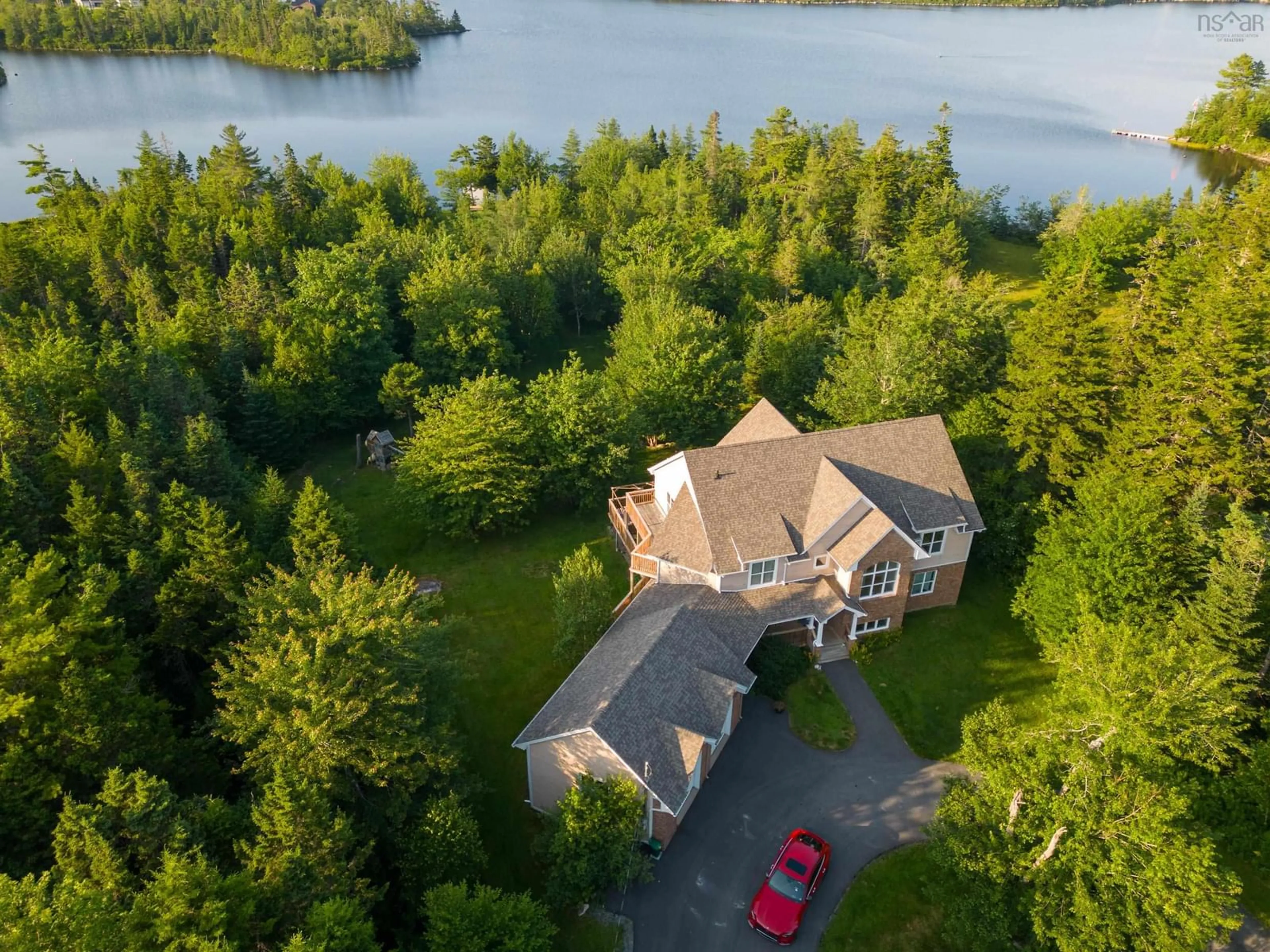 A pic from outside/outdoor area/front of a property/back of a property/a pic from drone, water/lake/river/ocean view for 215 Scotsdale Dr, Musquodoboit Harbour Nova Scotia B0J 2L0