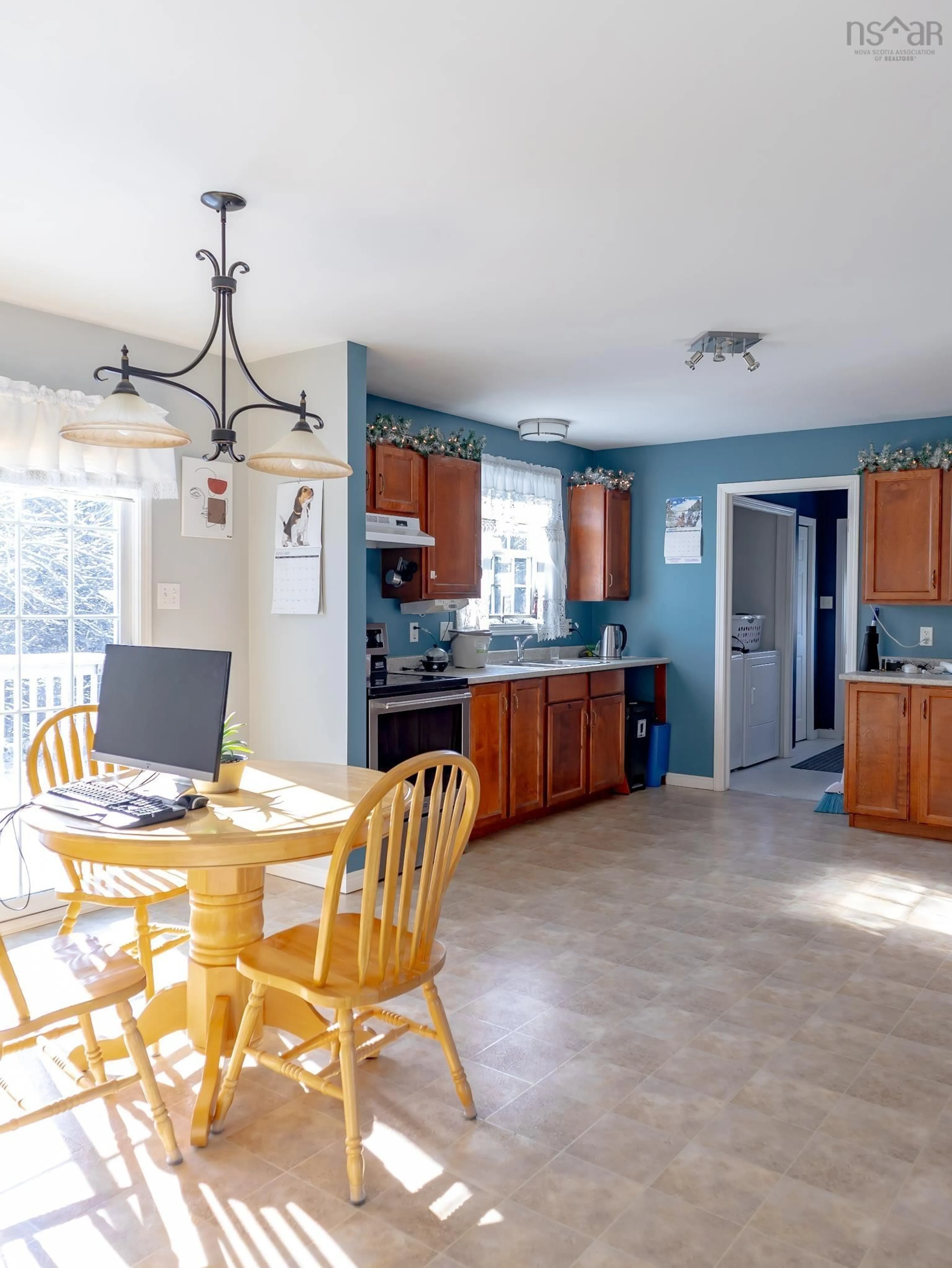 Open concept kitchen, ceramic/tile floor for 46 Crowells Point Rd, Barrington West Nova Scotia B0W 1E0