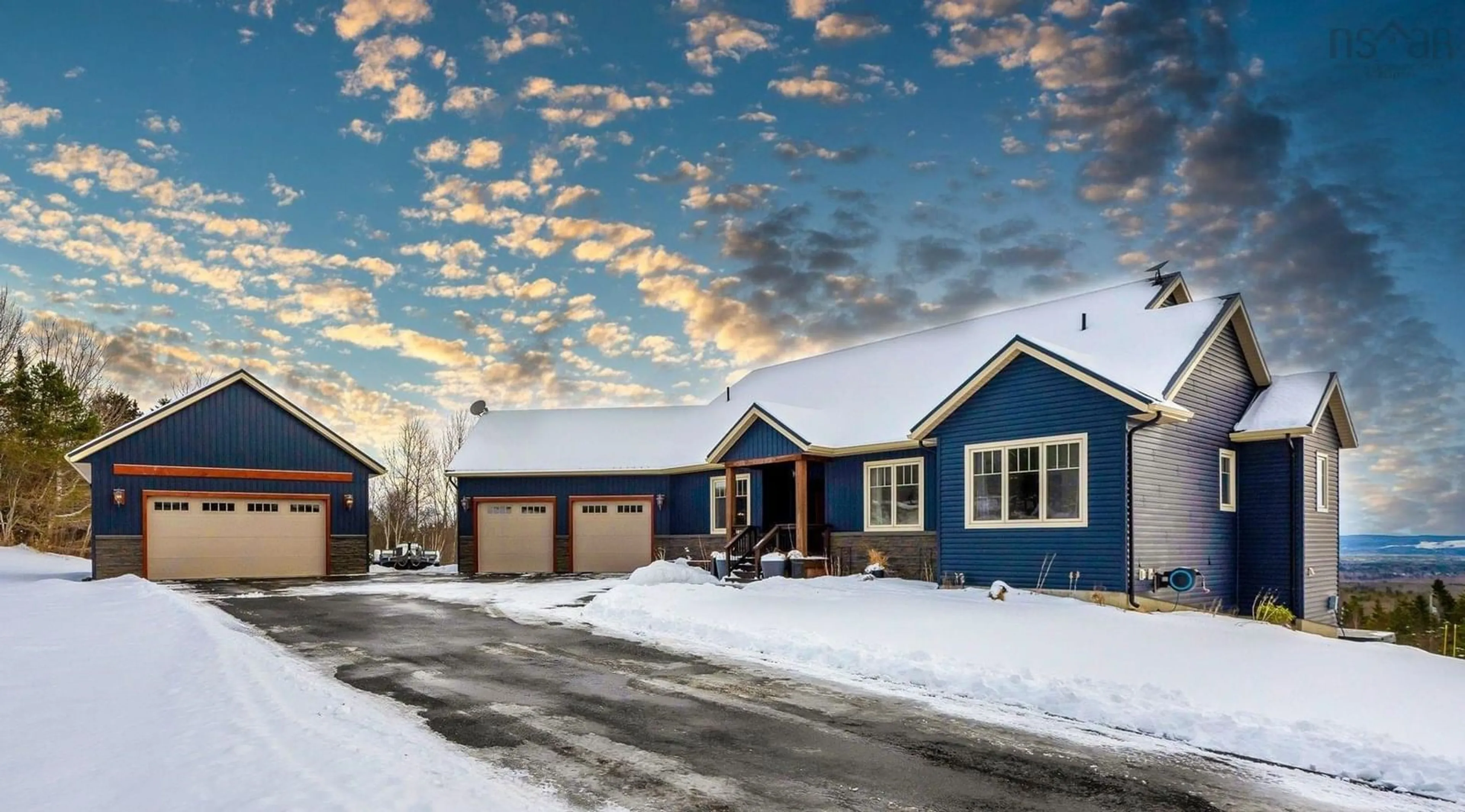 Home with vinyl exterior material, street for 284 Ben Phinney Rd, Melvern Square Nova Scotia B0P 1R0