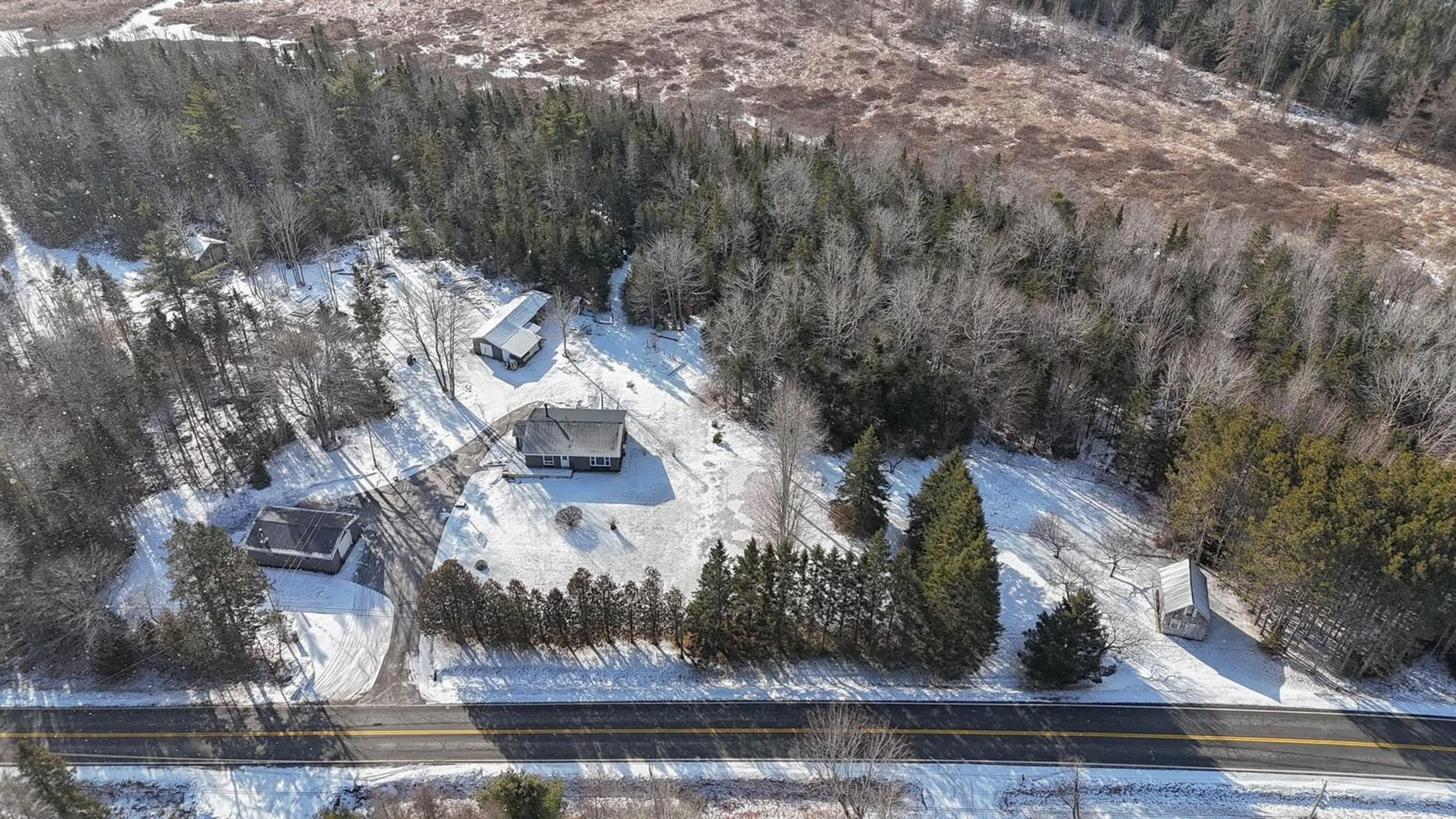 A pic from outside/outdoor area/front of a property/back of a property/a pic from drone, unknown for 679 Highway 208, Simpsons Corner Nova Scotia B0R 1E0