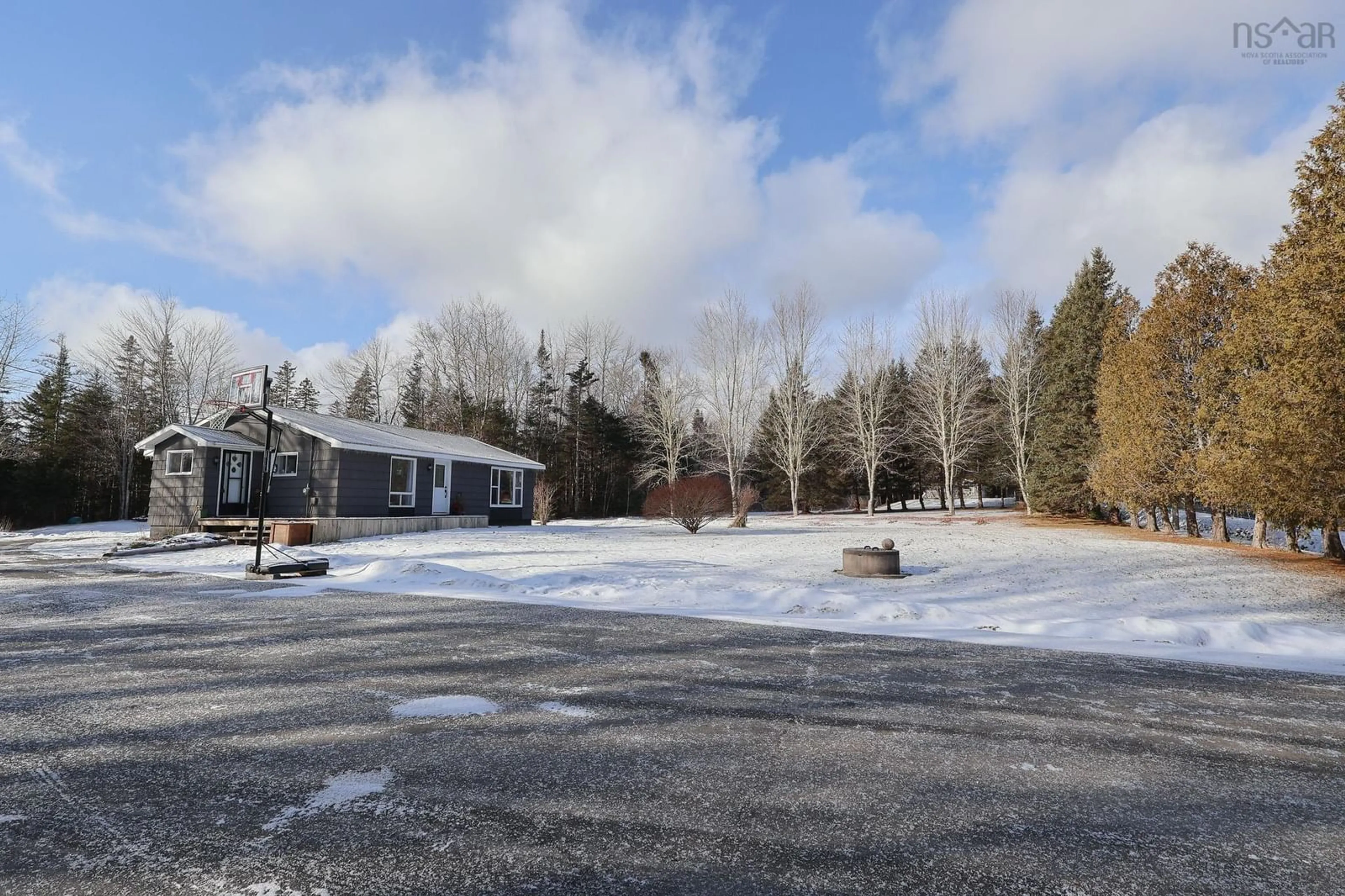 A pic from outside/outdoor area/front of a property/back of a property/a pic from drone, mountain view for 679 Highway 208, Simpsons Corner Nova Scotia B0R 1E0