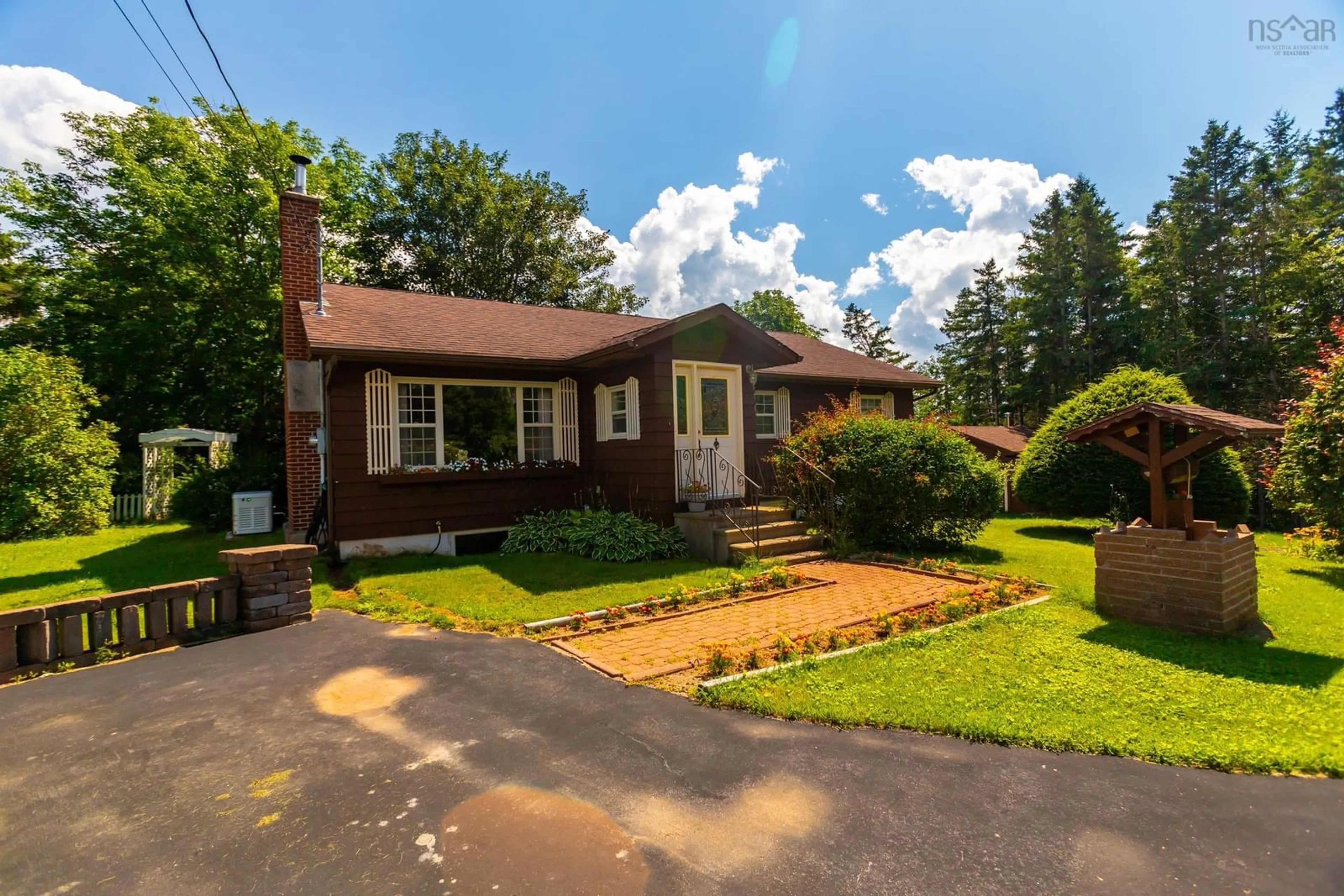 Home with brick exterior material, street for 5270 Highway 1, Granville Centre Nova Scotia B0S 1A0