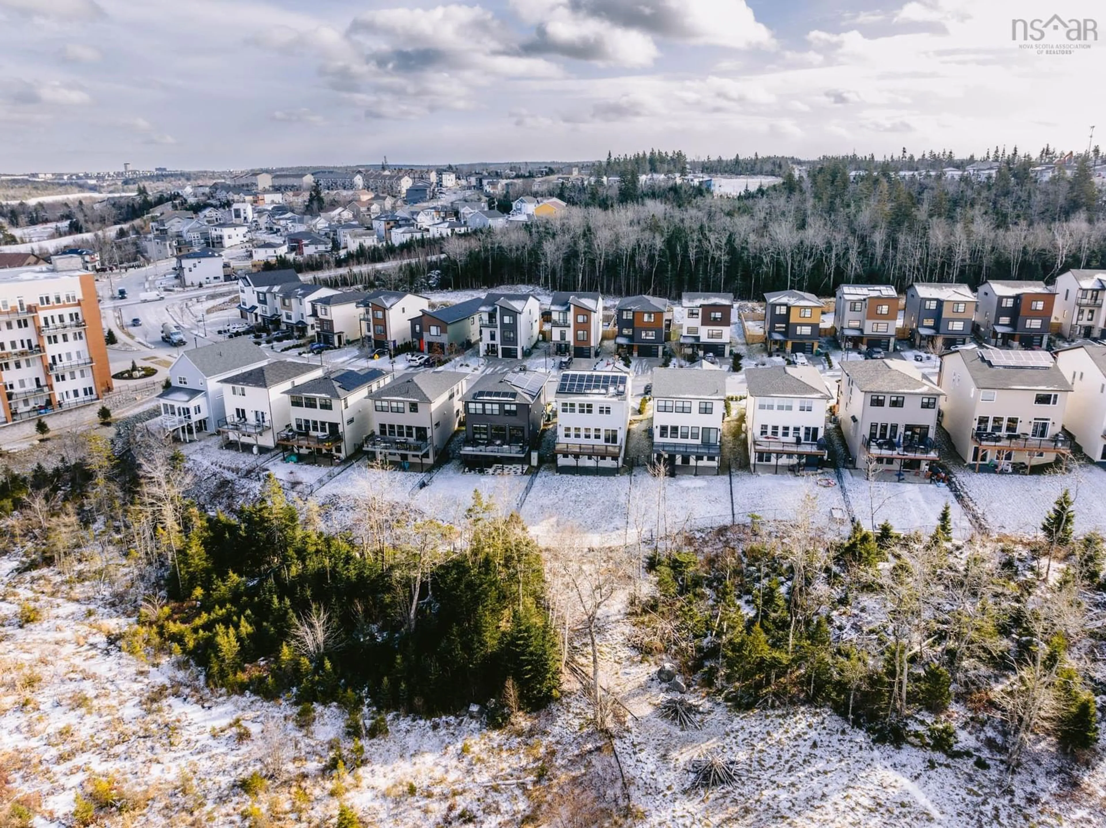 A pic from outside/outdoor area/front of a property/back of a property/a pic from drone, unknown for 43 Brunello Blvd, Timberlea Nova Scotia B3T 0J3