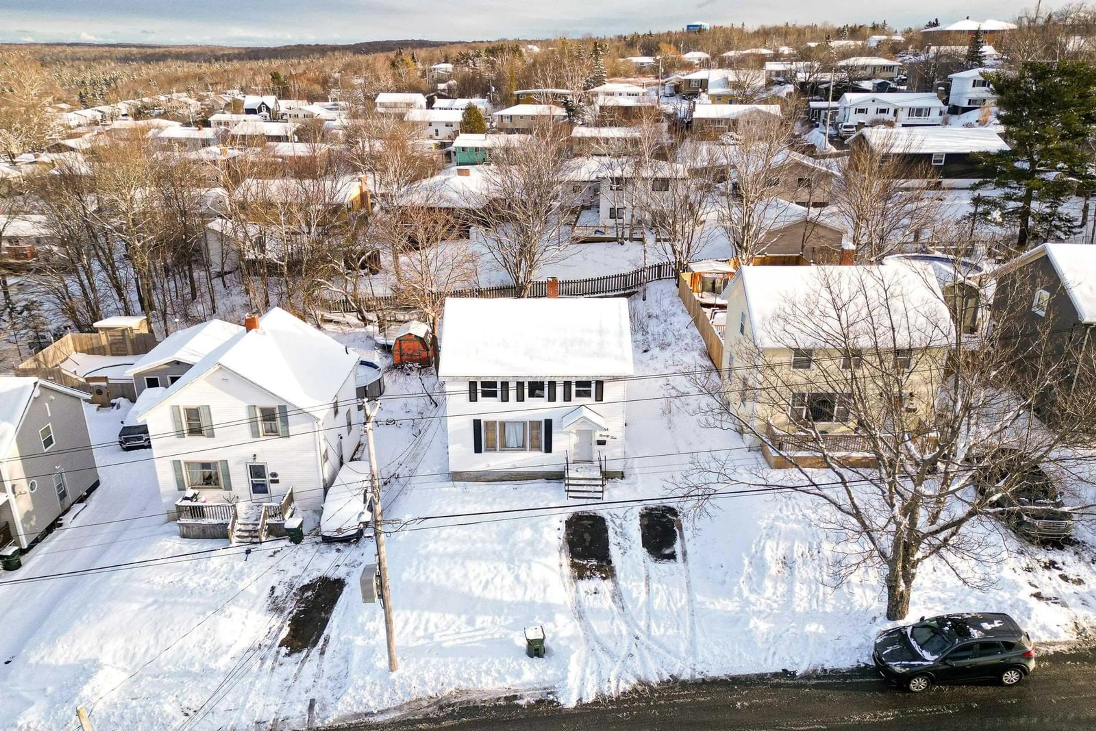 A pic from outside/outdoor area/front of a property/back of a property/a pic from drone, city buildings view from balcony for 94 Harold Street, Sydney Nova Scotia B1P 3M1