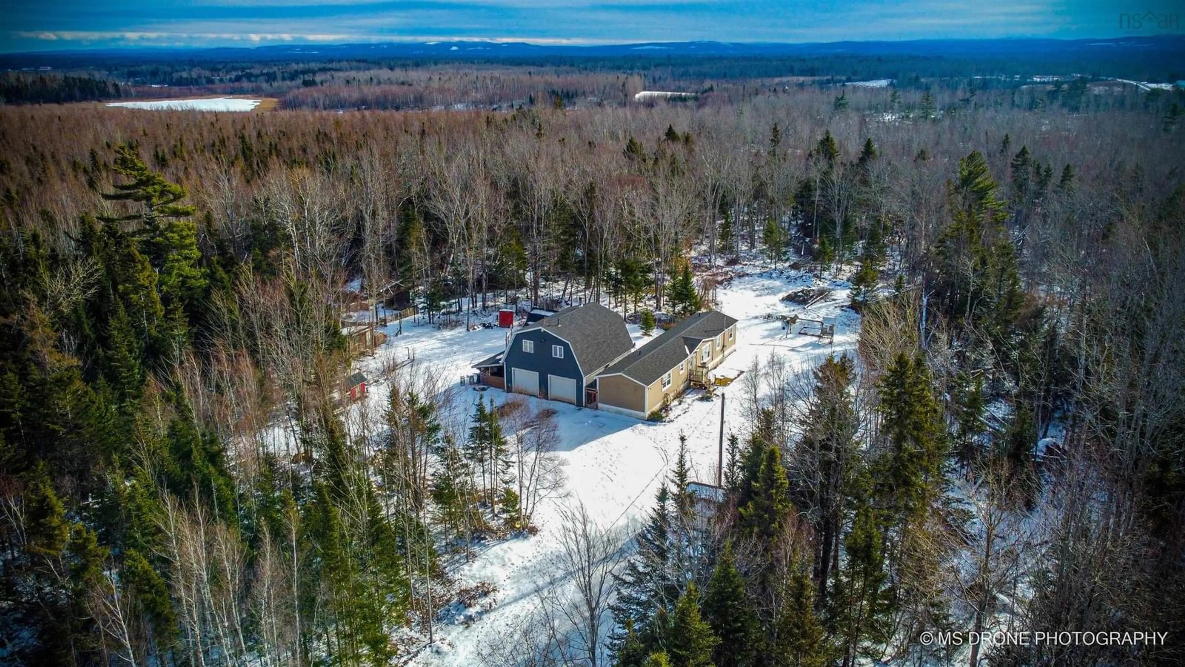 A pic from outside/outdoor area/front of a property/back of a property/a pic from drone, unknown for 120 Brule Shore Rd, Barrachois Nova Scotia B0K 1V0