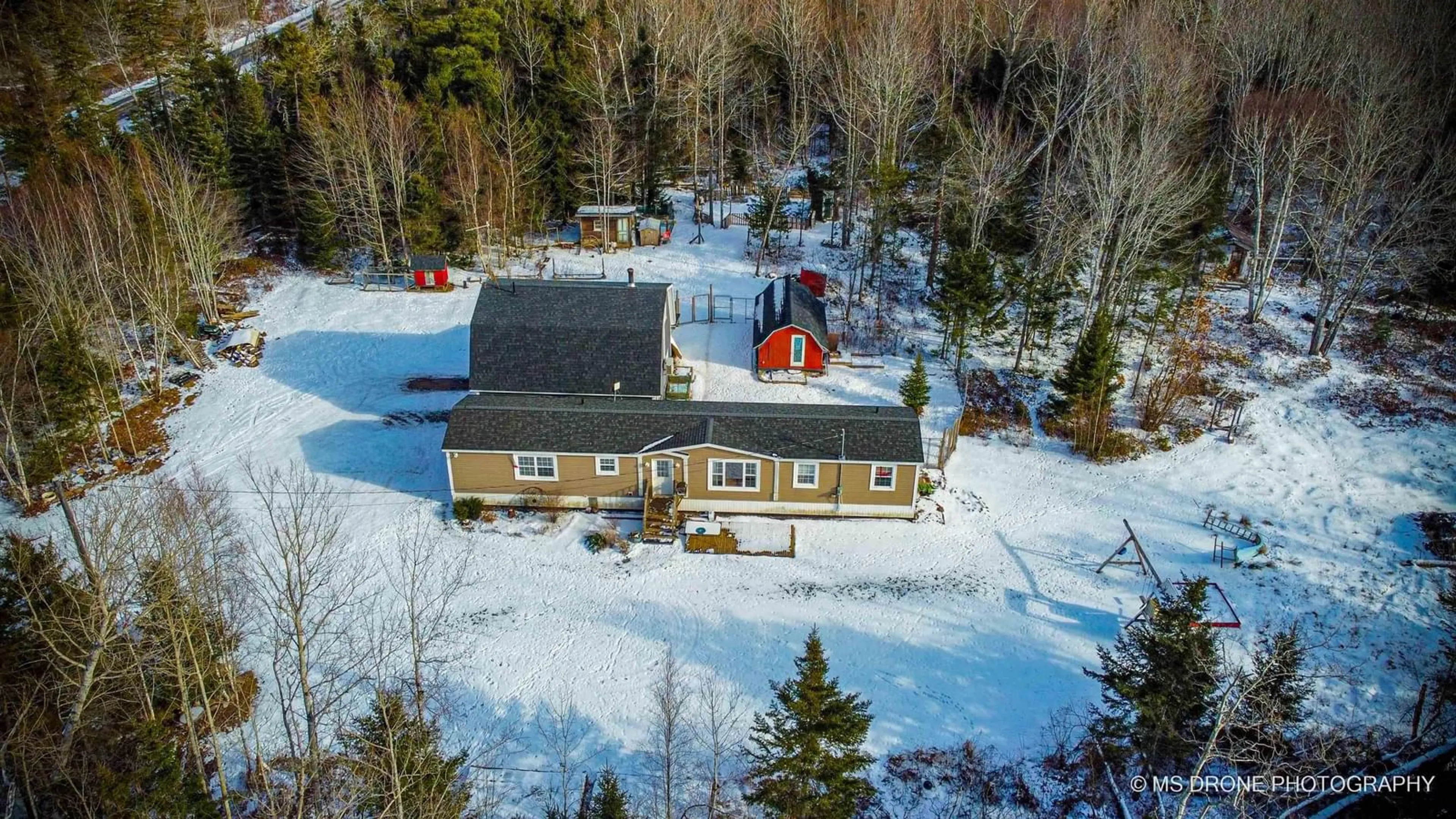 A pic from outside/outdoor area/front of a property/back of a property/a pic from drone, building for 120 Brule Shore Rd, Barrachois Nova Scotia B0K 1V0