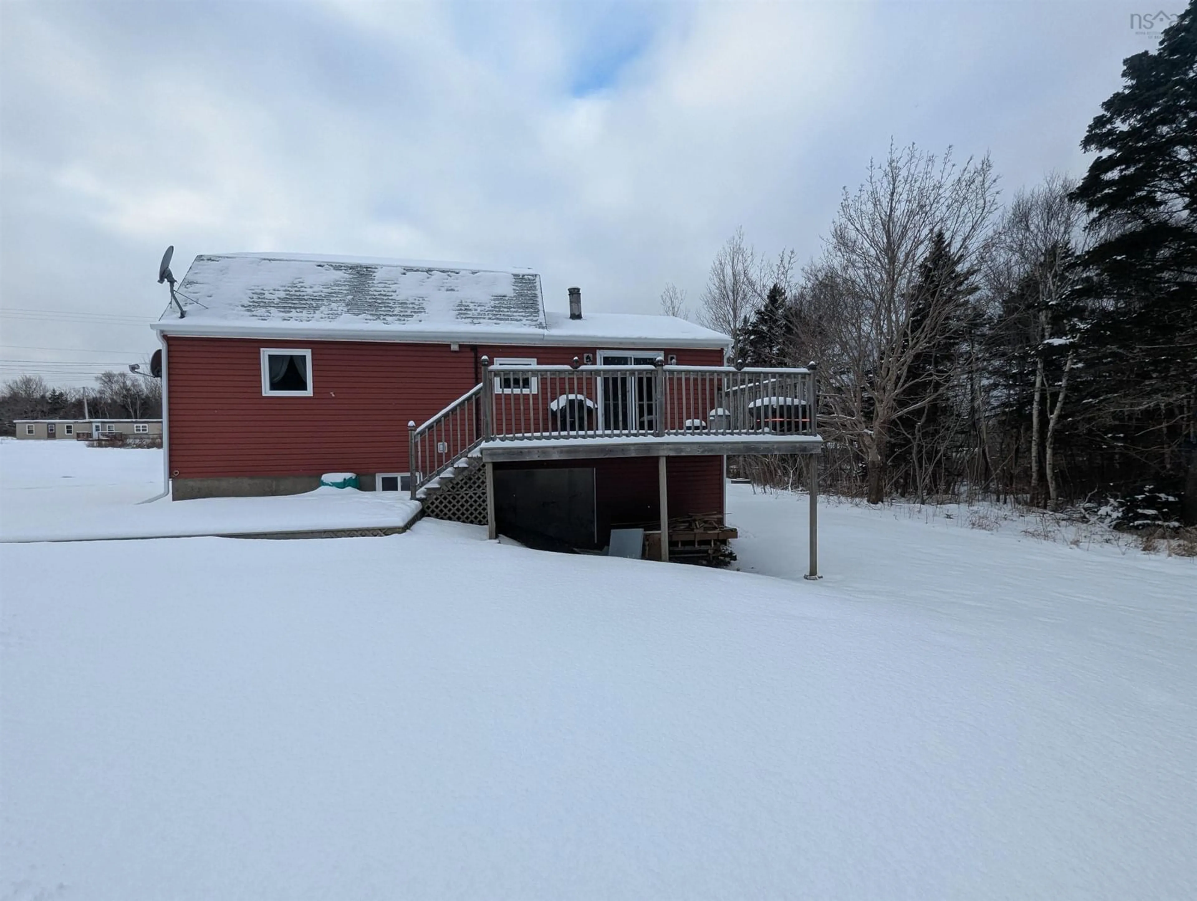 A pic from outside/outdoor area/front of a property/back of a property/a pic from drone, unknown for 596 New Edinburgh Rd Rd, New Edinburgh Nova Scotia B0W 3T0