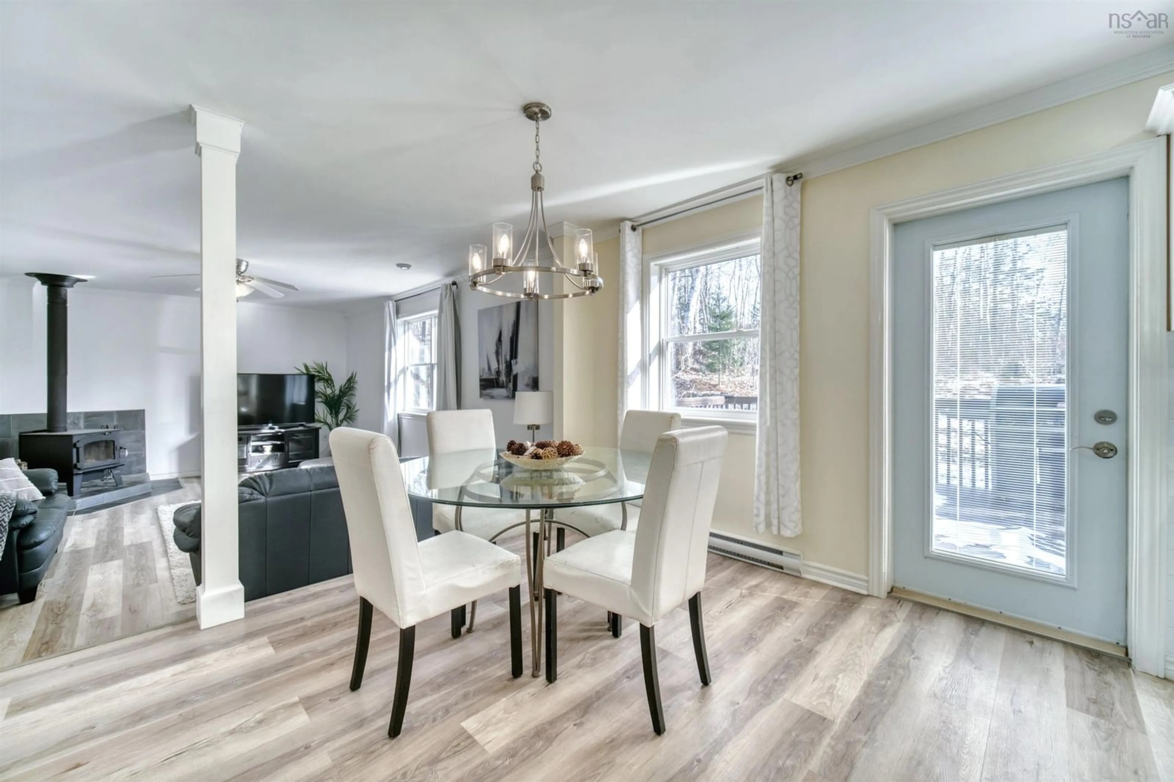 Dining room, wood/laminate floor for 283 Preakness Cres, Fall River Nova Scotia B2T 1W8