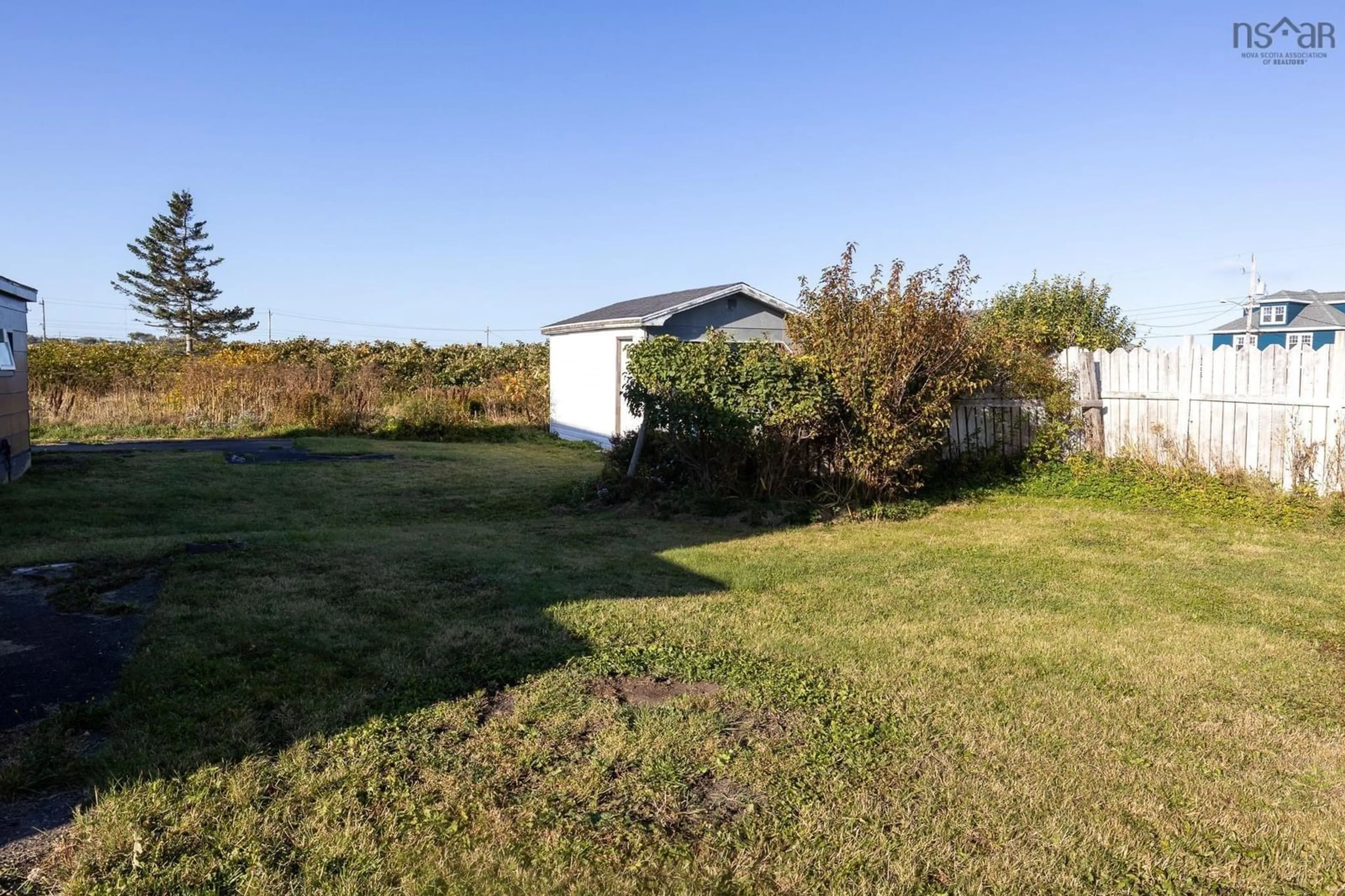 A pic from outside/outdoor area/front of a property/back of a property/a pic from drone, water/lake/river/ocean view for 19 Tenth St, Glace Bay Nova Scotia B1A 4L6