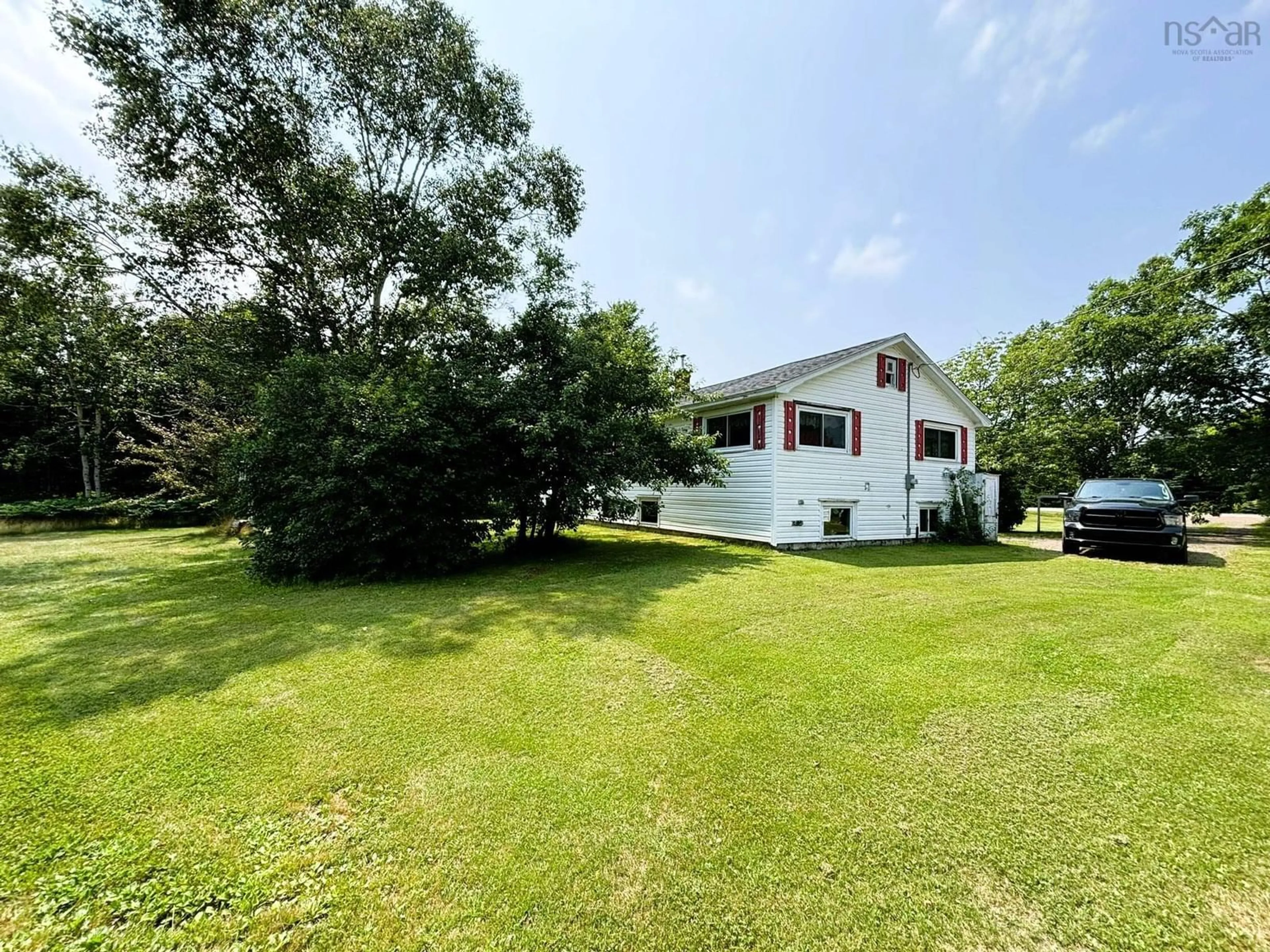 A pic from outside/outdoor area/front of a property/back of a property/a pic from drone, water/lake/river/ocean view for 3757 Eastern Ave, Parrsboro Nova Scotia B0M 1S0