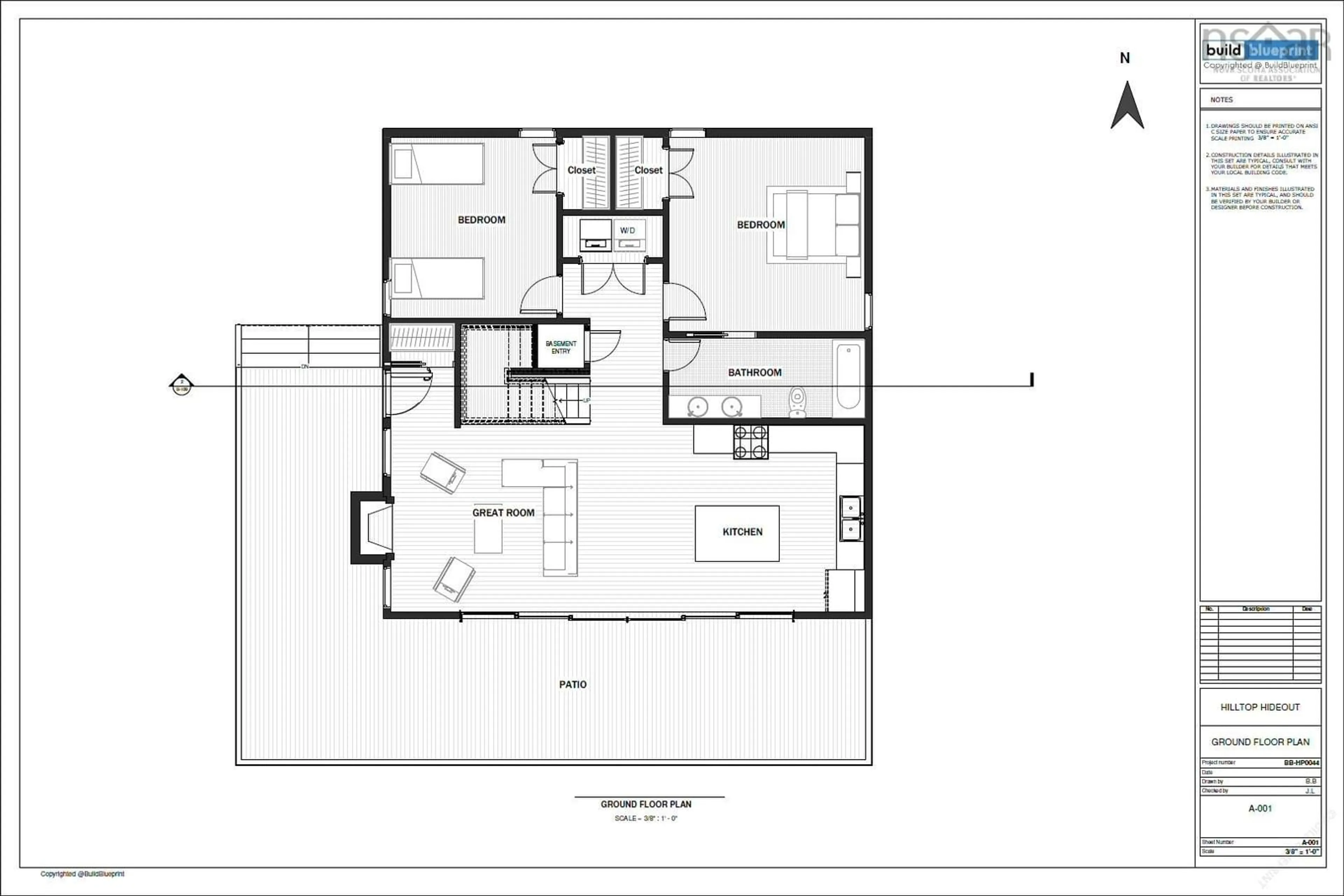 Floor plan for West Petpeswick Road #Lot 4-A, Musquodoboit Harbour Nova Scotia B0J 2L0