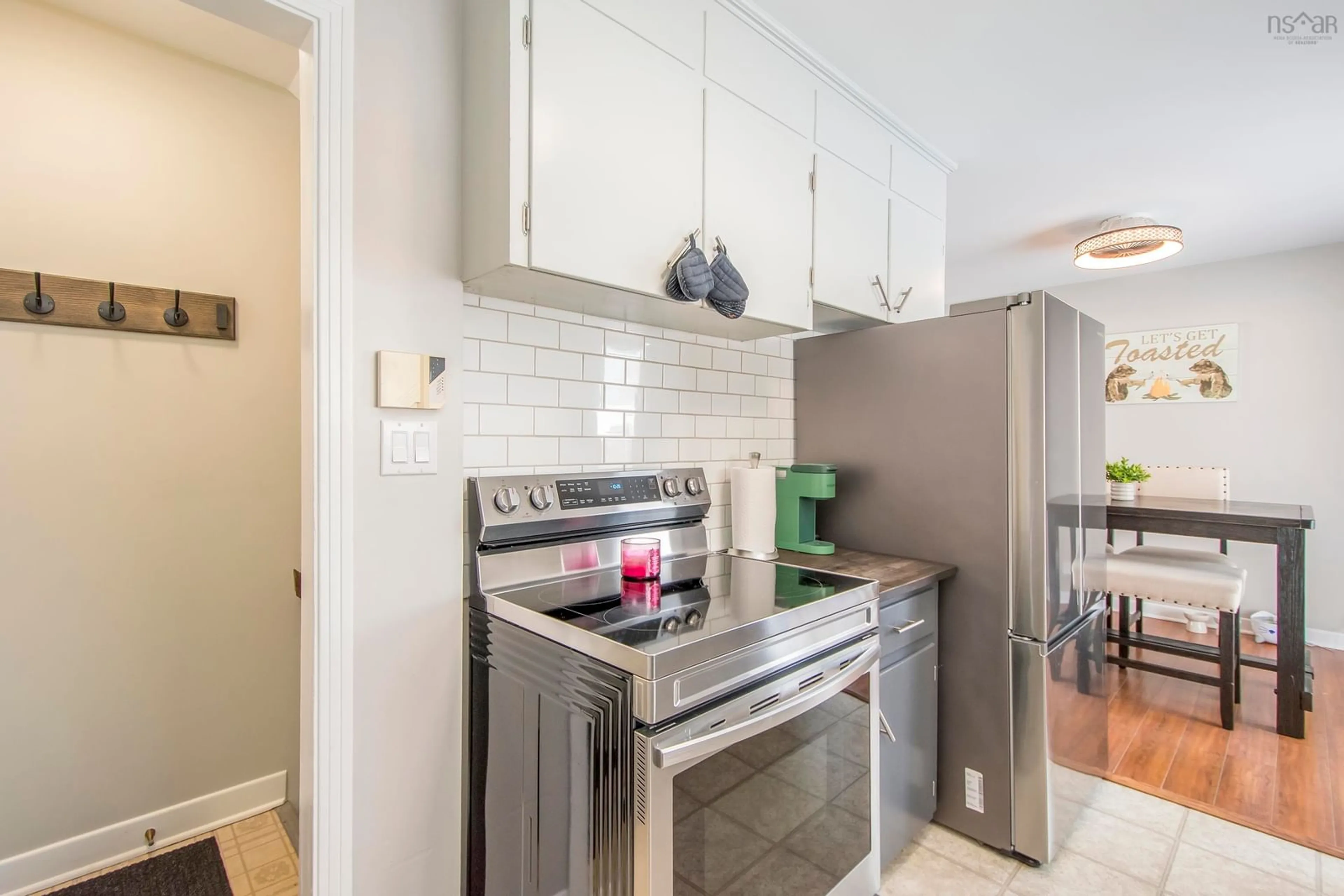 Standard kitchen, ceramic/tile floor for 1071 Yukon Lane, Greenwood Nova Scotia B0P 1N0