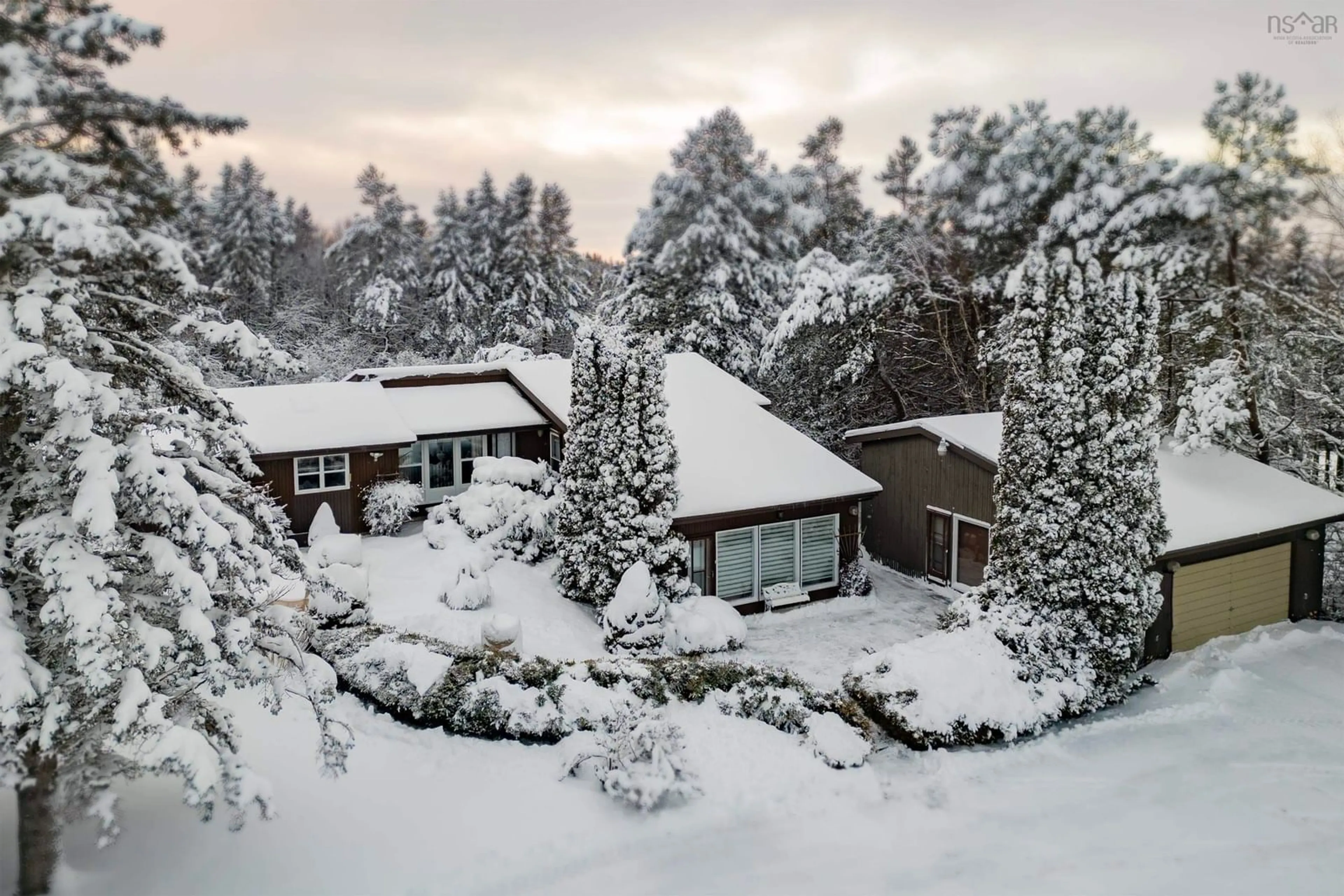 A pic from outside/outdoor area/front of a property/back of a property/a pic from drone, unknown for 18821 Highway 2, Fenwick Nova Scotia B0L 1C0