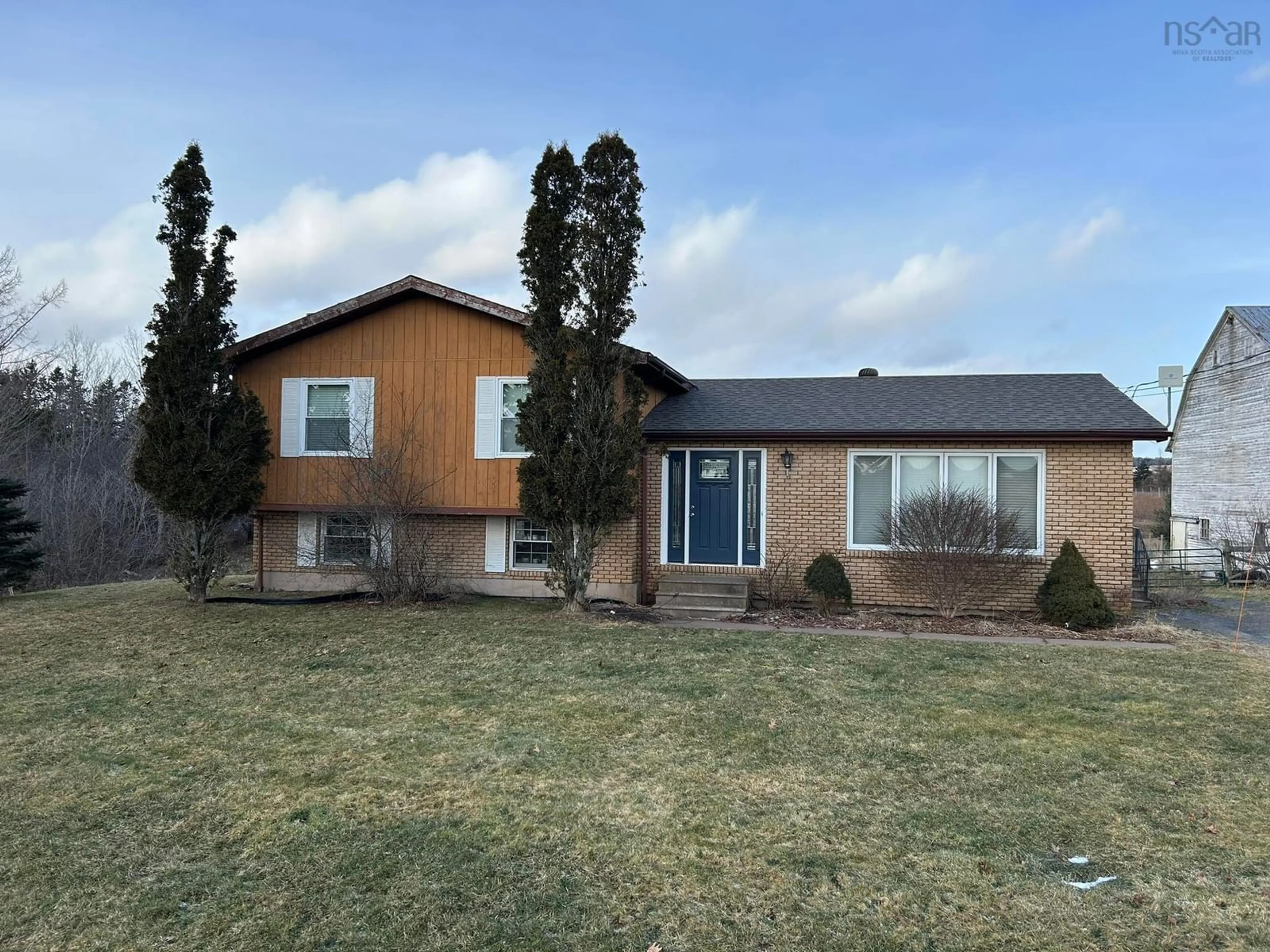 Home with vinyl exterior material, street for 117 Brookside Branch Rd, Brookside Nova Scotia B2N 1G7