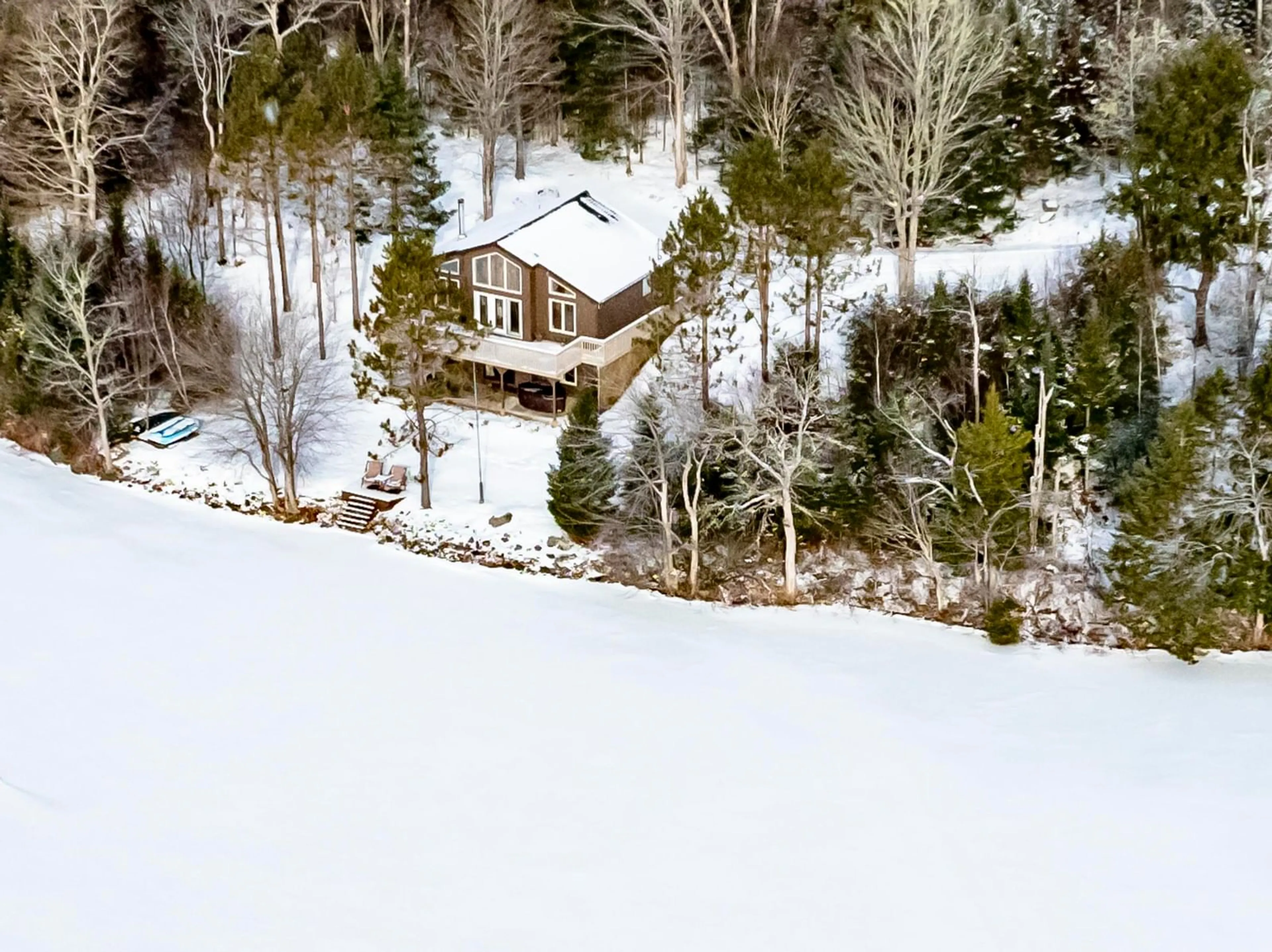 A pic from outside/outdoor area/front of a property/back of a property/a pic from drone, mountain view for 194 Horseshoe Dr, New Russell Nova Scotia B0J 2M0