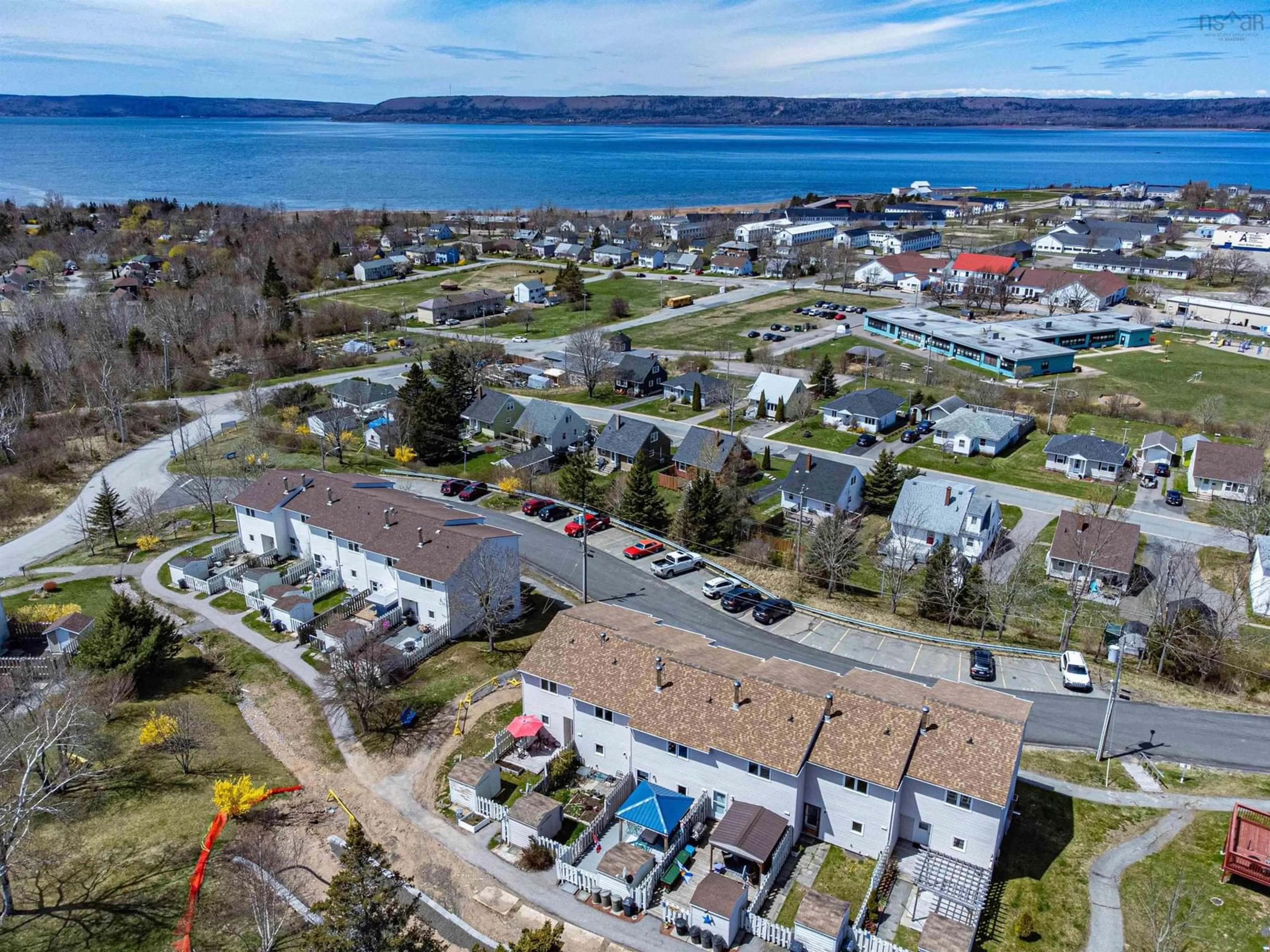 A pic from outside/outdoor area/front of a property/back of a property/a pic from drone, water/lake/river/ocean view for 507 Harbour View Cres, Cornwallis Park Nova Scotia B0S 1H0