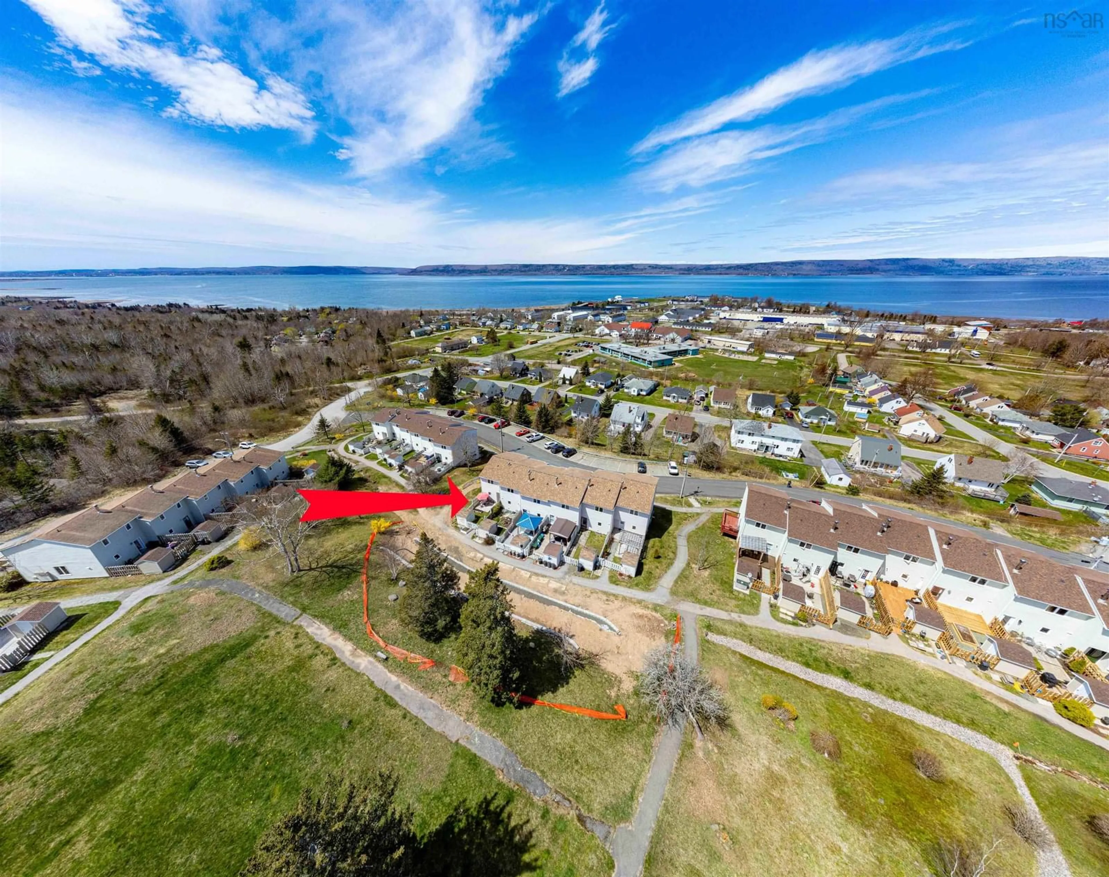 A pic from outside/outdoor area/front of a property/back of a property/a pic from drone, water/lake/river/ocean view for 507 Harbour View Cres, Cornwallis Park Nova Scotia B0S 1H0