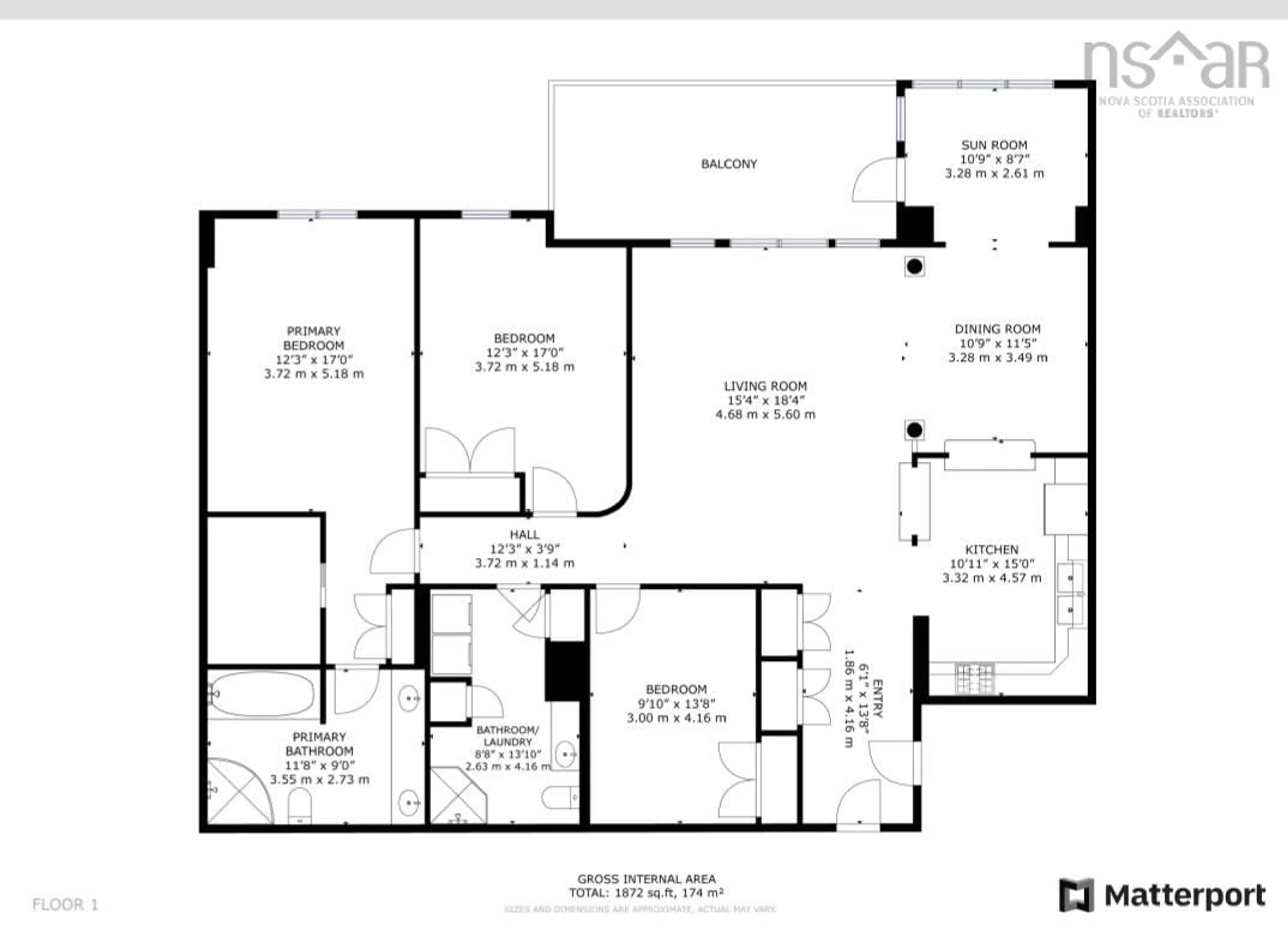 Floor plan for 79 Bedros Lane #306, Halifax Nova Scotia B3M 4X5