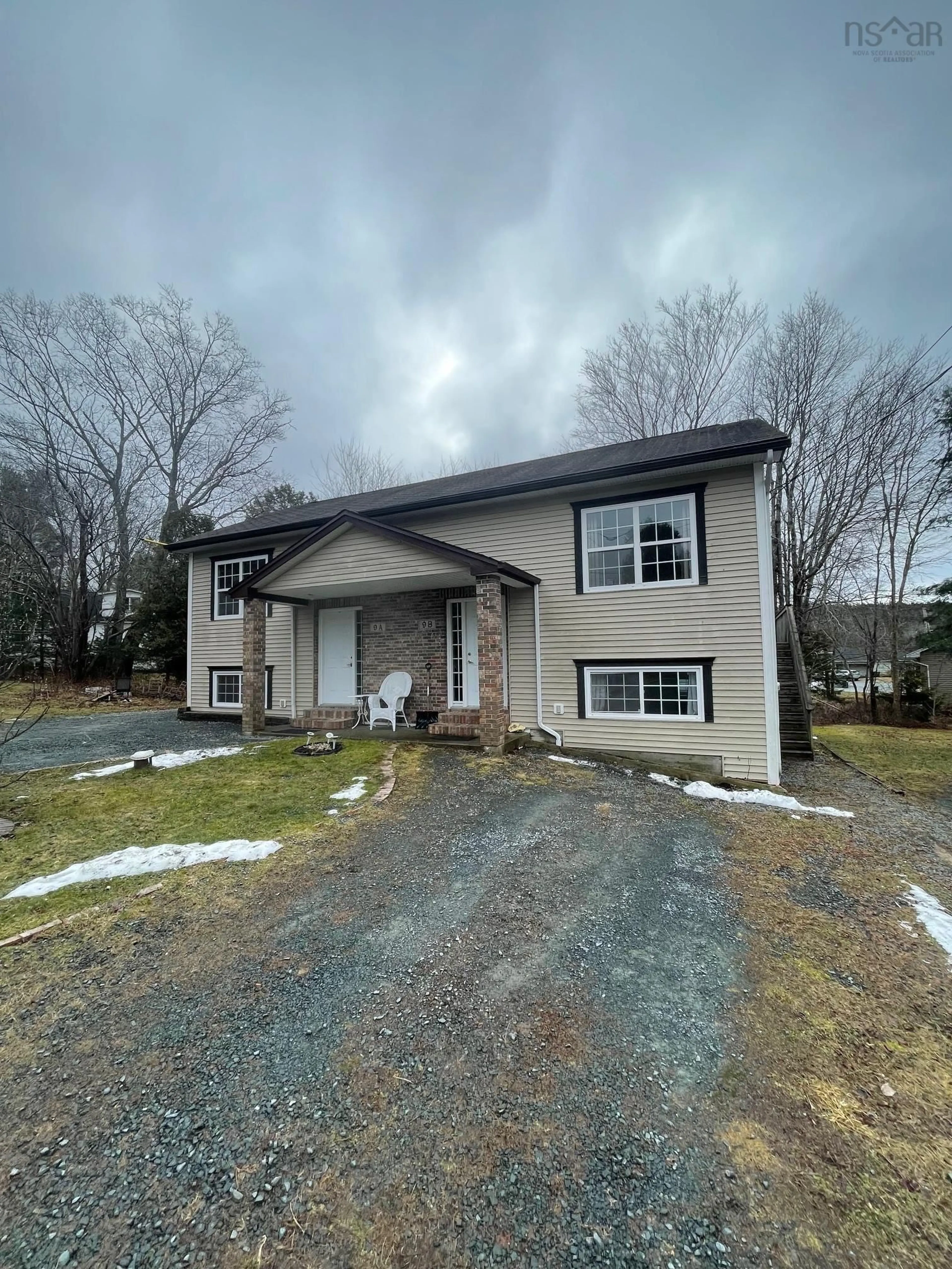 A pic from outside/outdoor area/front of a property/back of a property/a pic from drone, building for 7/9 Thompson Dr, Wellington Nova Scotia B2T 1J4