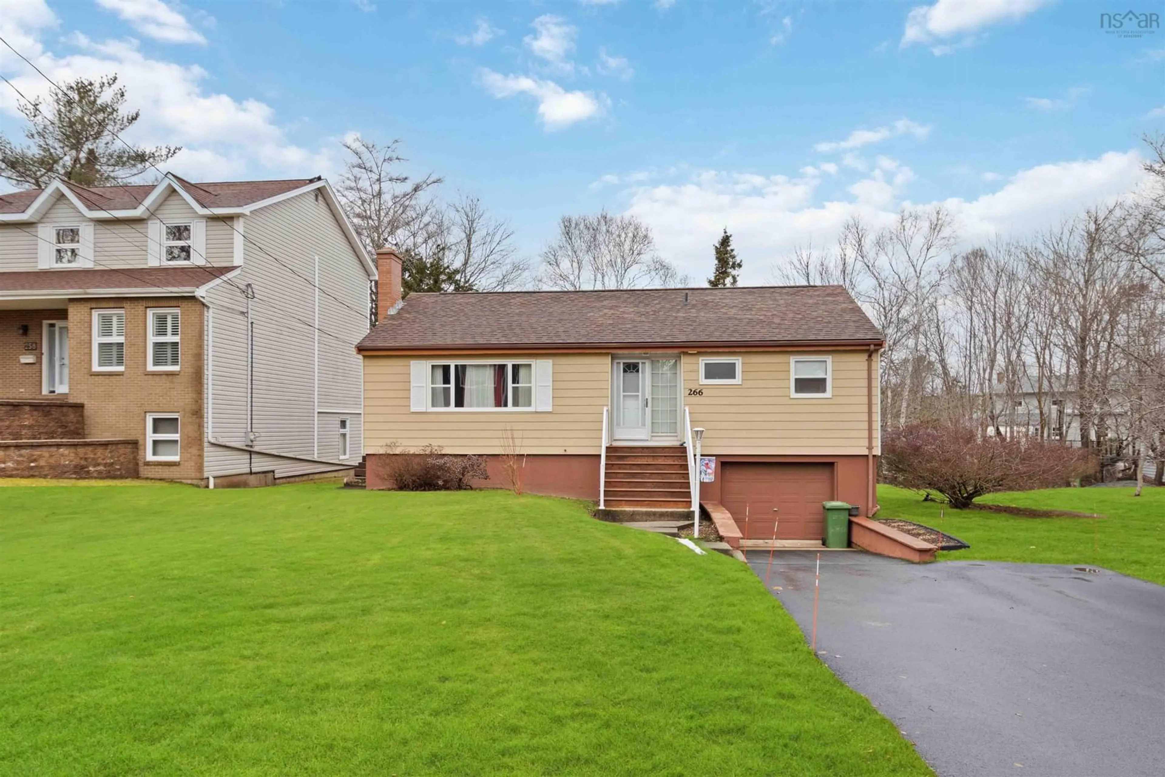 Home with vinyl exterior material, street for 266 Douglas Cres, Halifax Nova Scotia B3M 3E3