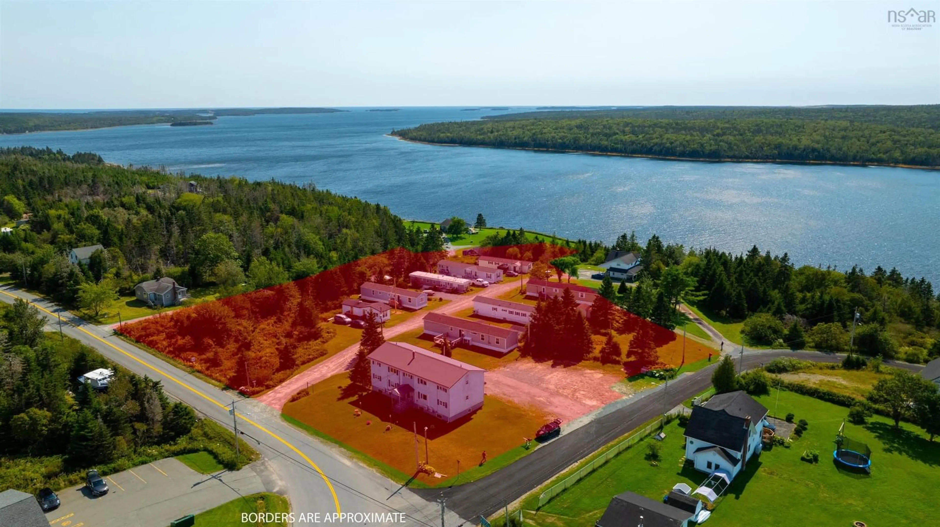 A pic from outside/outdoor area/front of a property/back of a property/a pic from drone, water/lake/river/ocean view for 2 Smith Lane, Watt Section Nova Scotia B0J 3B0