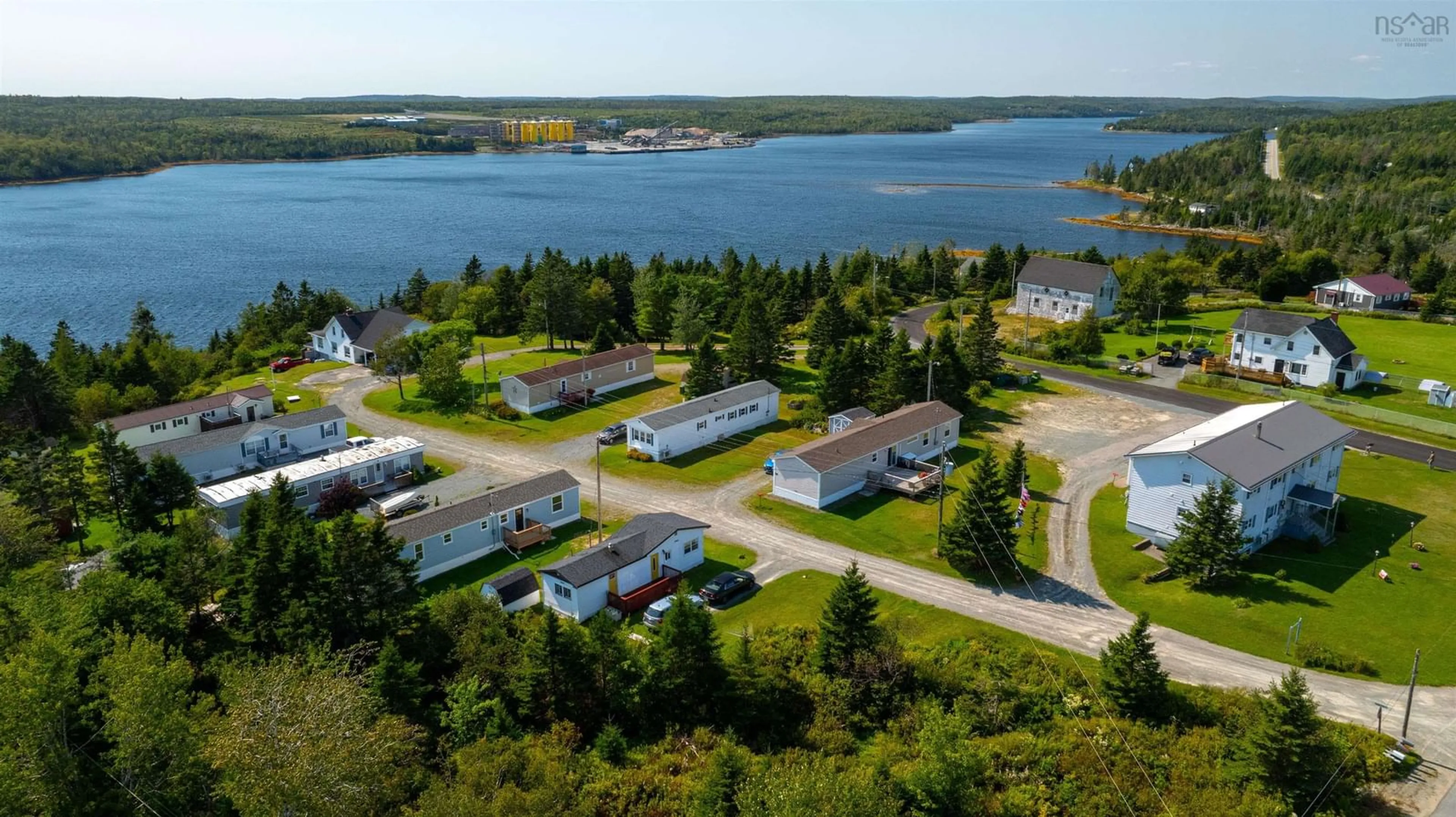 A pic from outside/outdoor area/front of a property/back of a property/a pic from drone, water/lake/river/ocean view for 2 Smith Lane, Watt Section Nova Scotia B0J 3B0